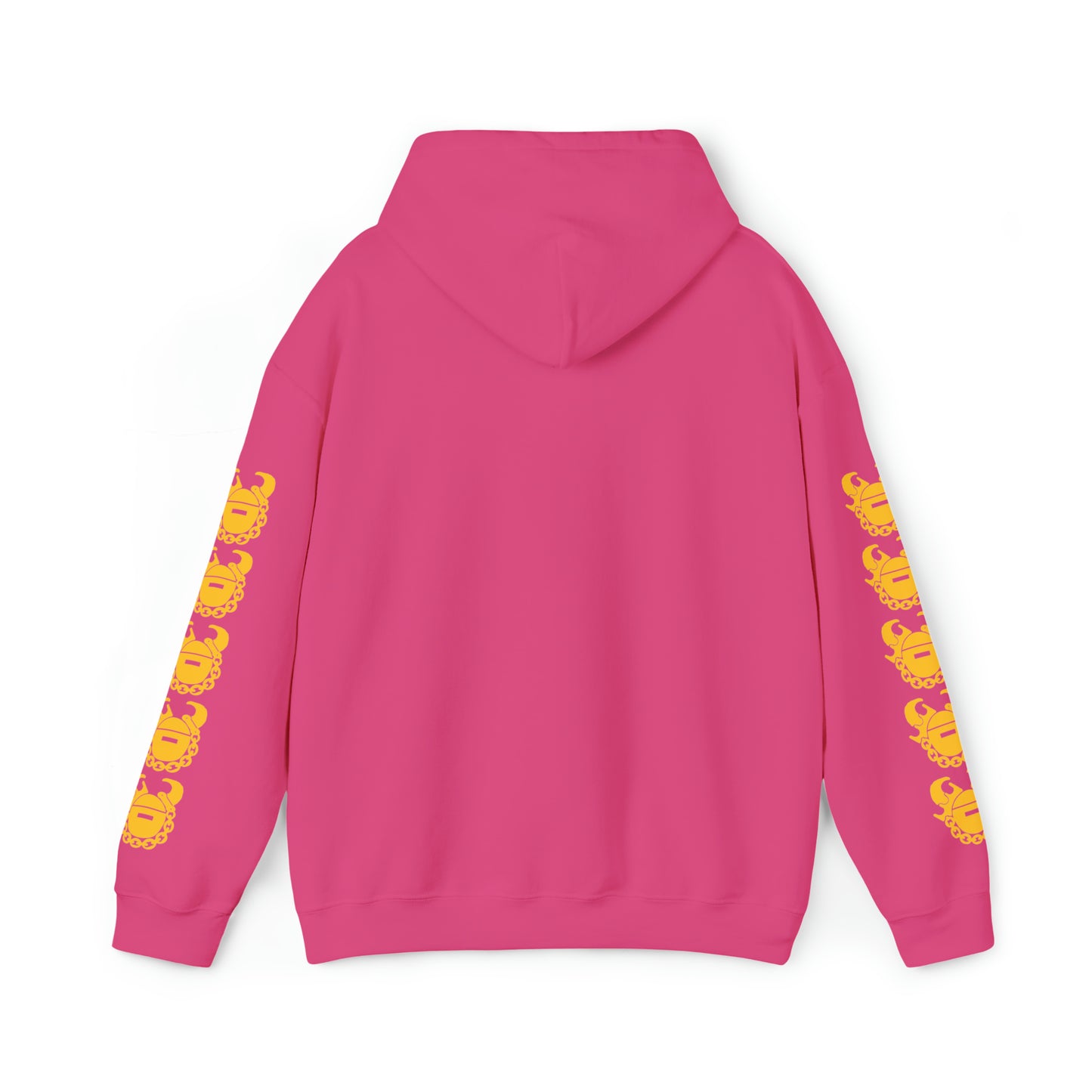 Unisex Heavy Blend™ Hooded Sweatshirt - Eat. Sleep. Repeat. + Game Day Helmet (Sleeves)