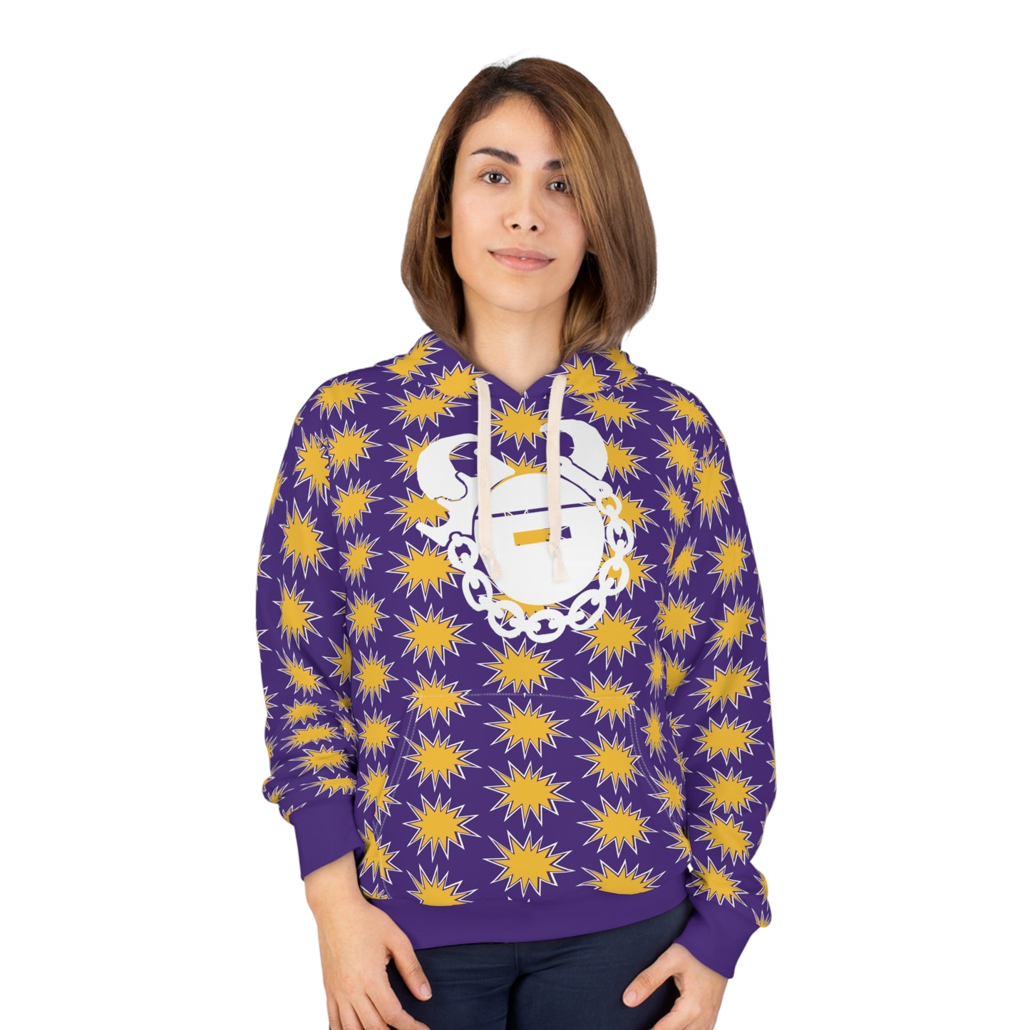 Unisex Pullover Hoodie - Booms - Game Day Helmet