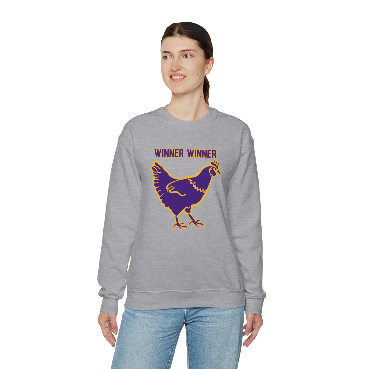 Unisex Heavy Blend™ Crewneck - Winner Winner Chicken Dinner