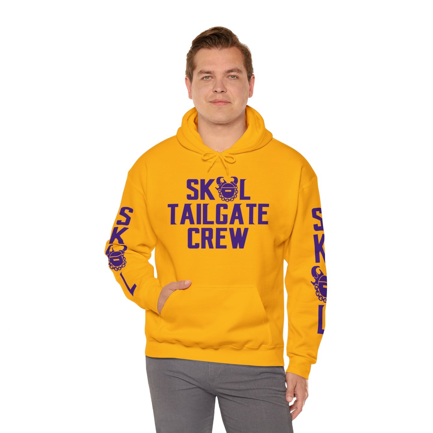 Unisex Heavy Blend™ Hooded Sweatshirt - Tailgate Crew + Original (Sleeves)