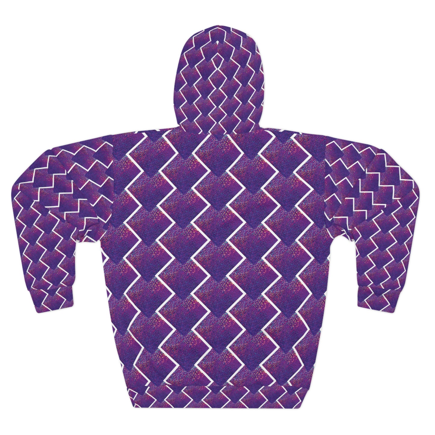 Unisex Pullover Hoodie - Purple Sparkle - No Matter What