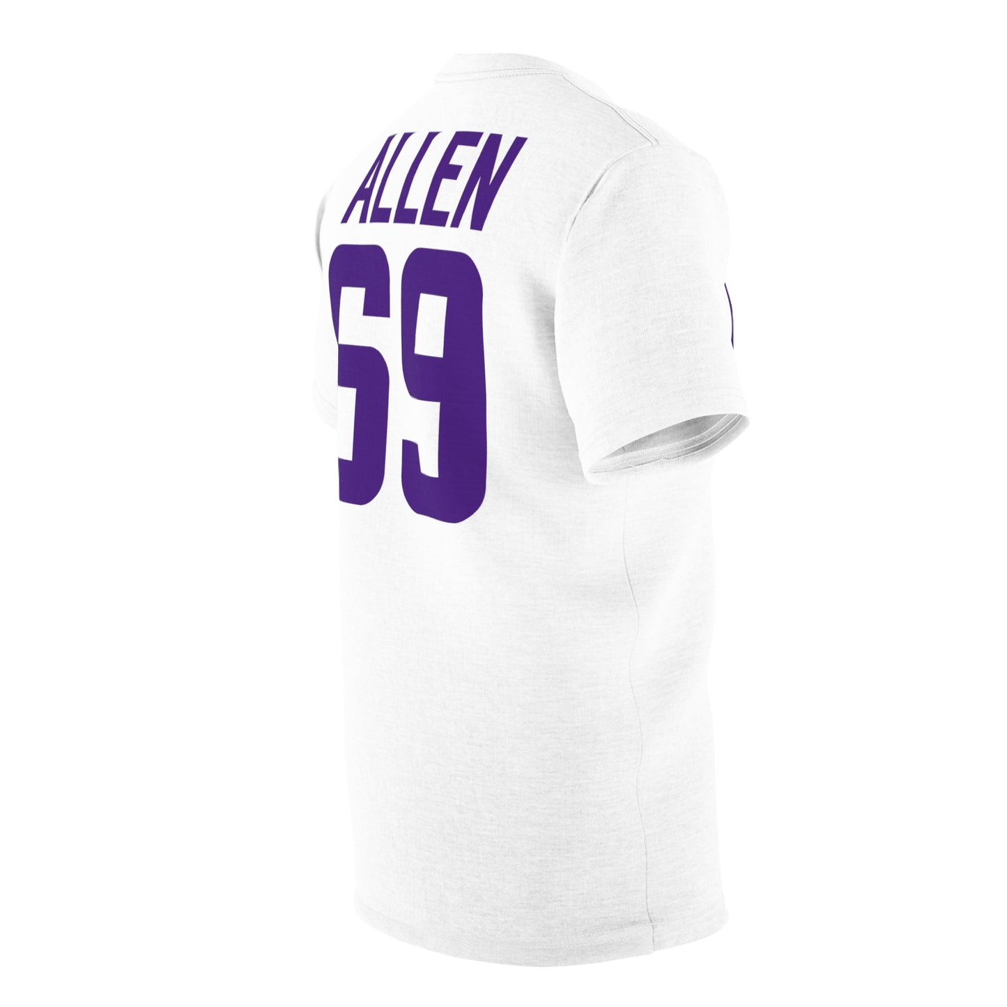 Unisex Cut & Sew Tee - White - Jersey #69
