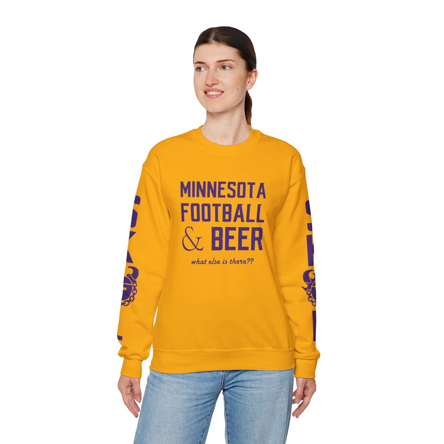 Unisex Heavy Blend™ Crewneck - What else is there?? + The Original (Sleeves)
