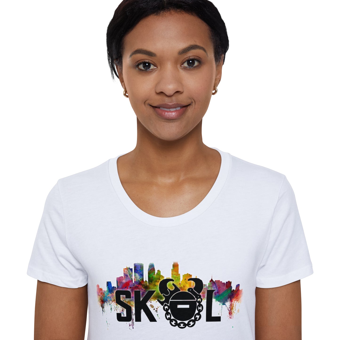 Women's Organic T - Skyline
