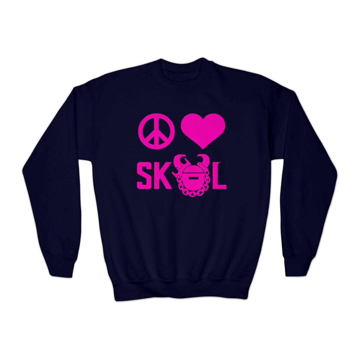Youth Crewneck - Peace & Love