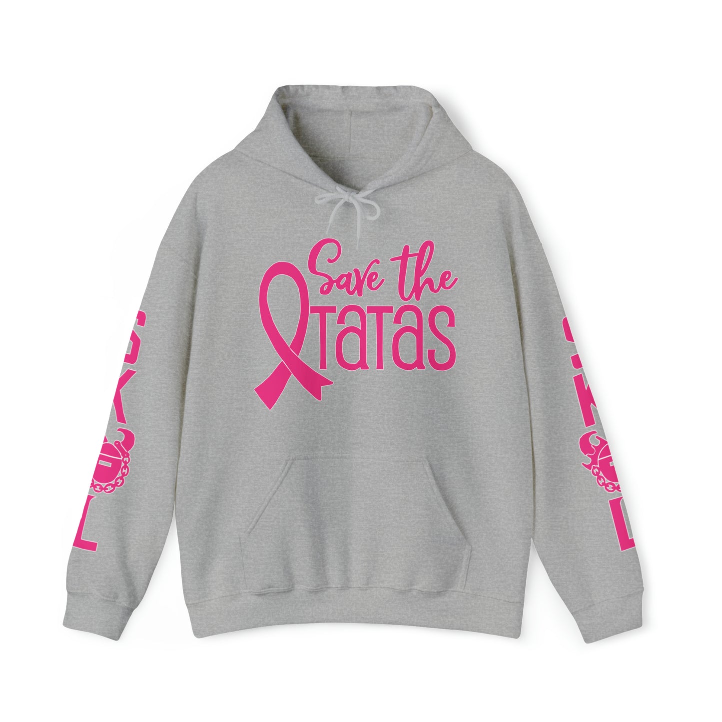 Unisex Heavy Blend™ Hooded Sweatshirt - Save the TaTas + Original (Sleeves)