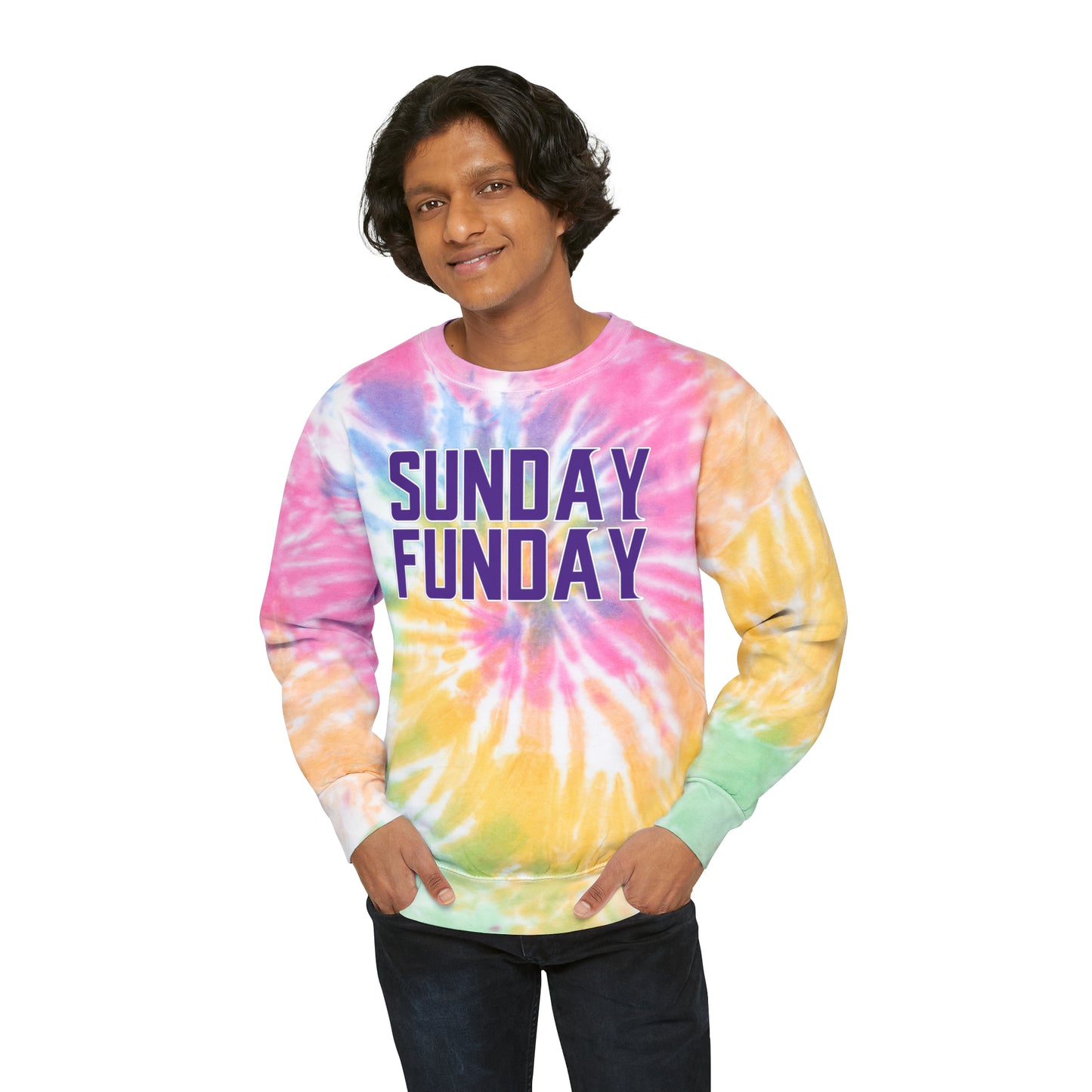 Tie-Dye Crewneck - SUNDAY FUNDAY