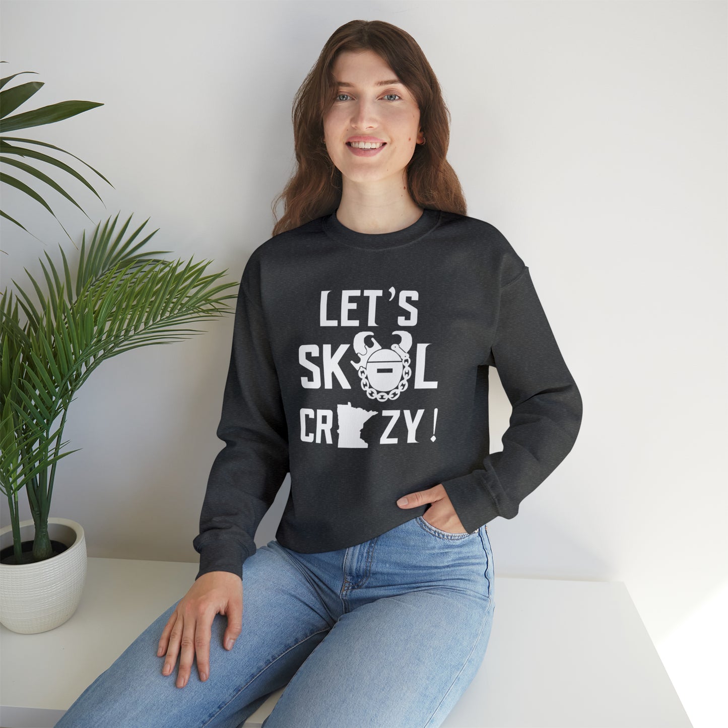 Unisex Heavy Blend™ Crewneck - Let's go Crazy!