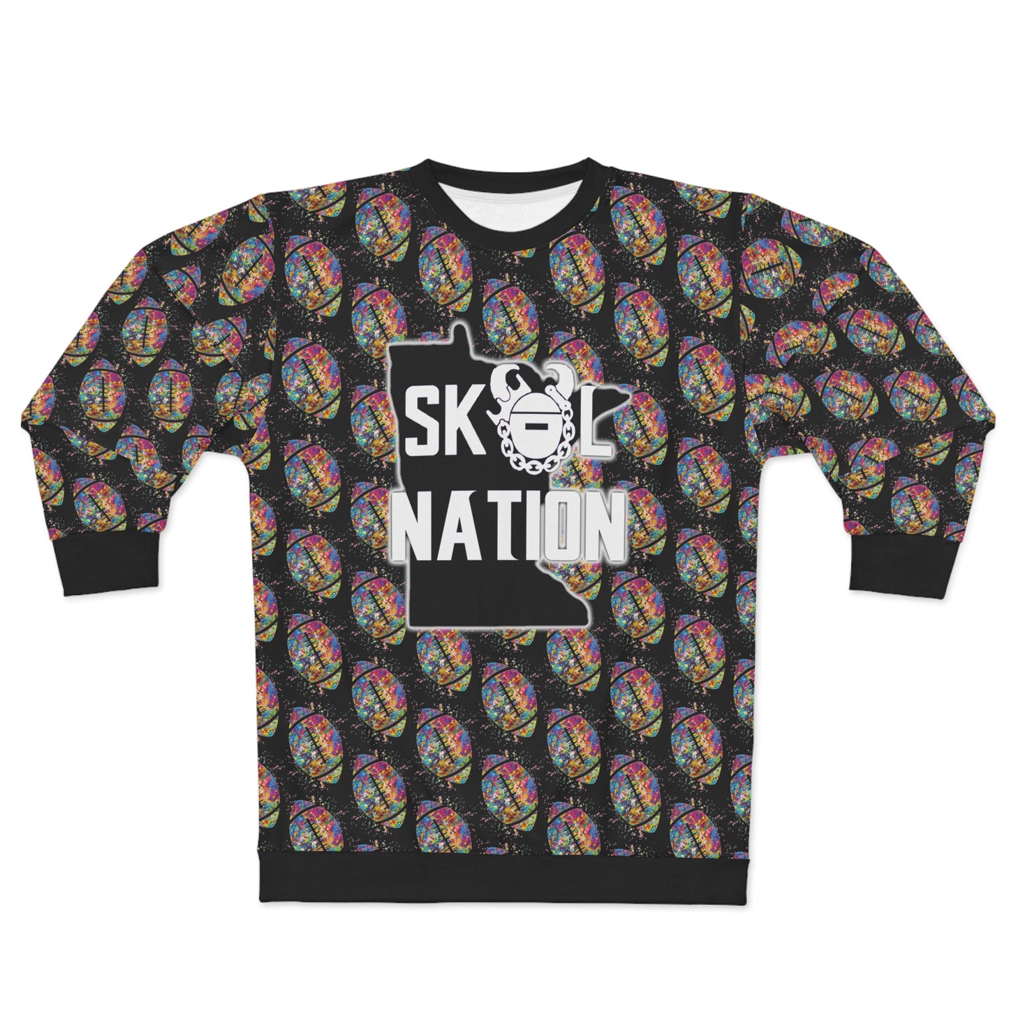 Unisex Crewneck - Color Blast Football - MN Nation