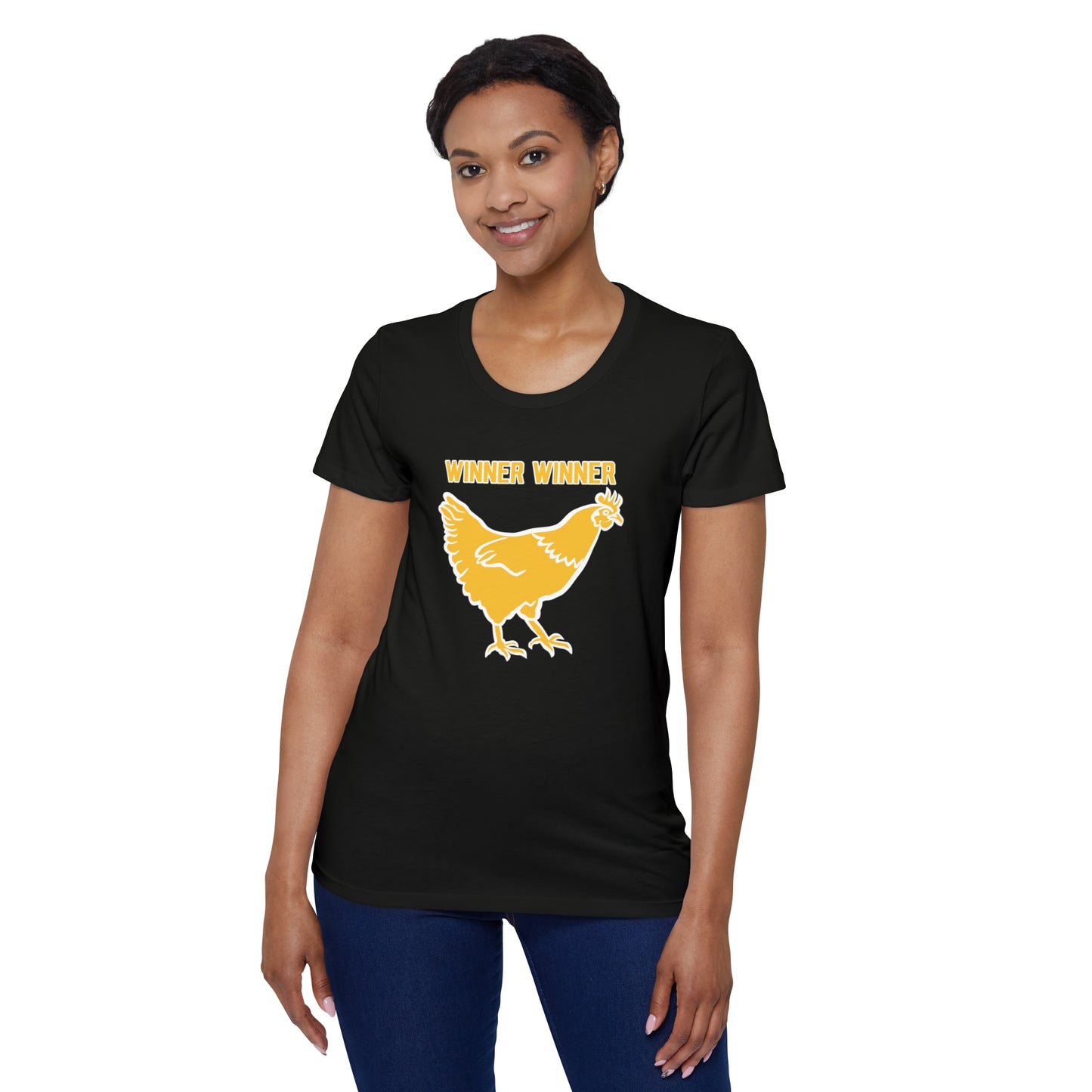 Women's Organic T - Winner Winner Chicken Dinner