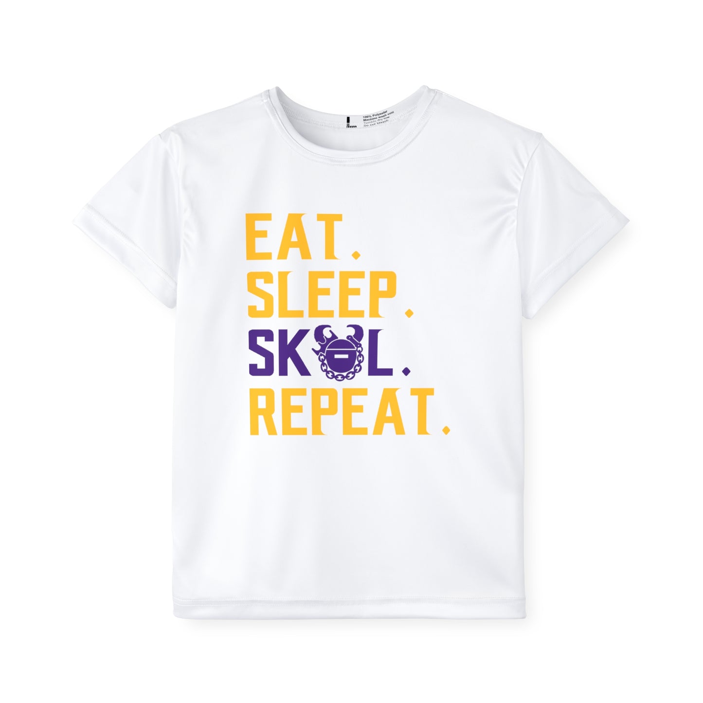 Kids Sports Jersey - Eat. Sleep. Repeat.
