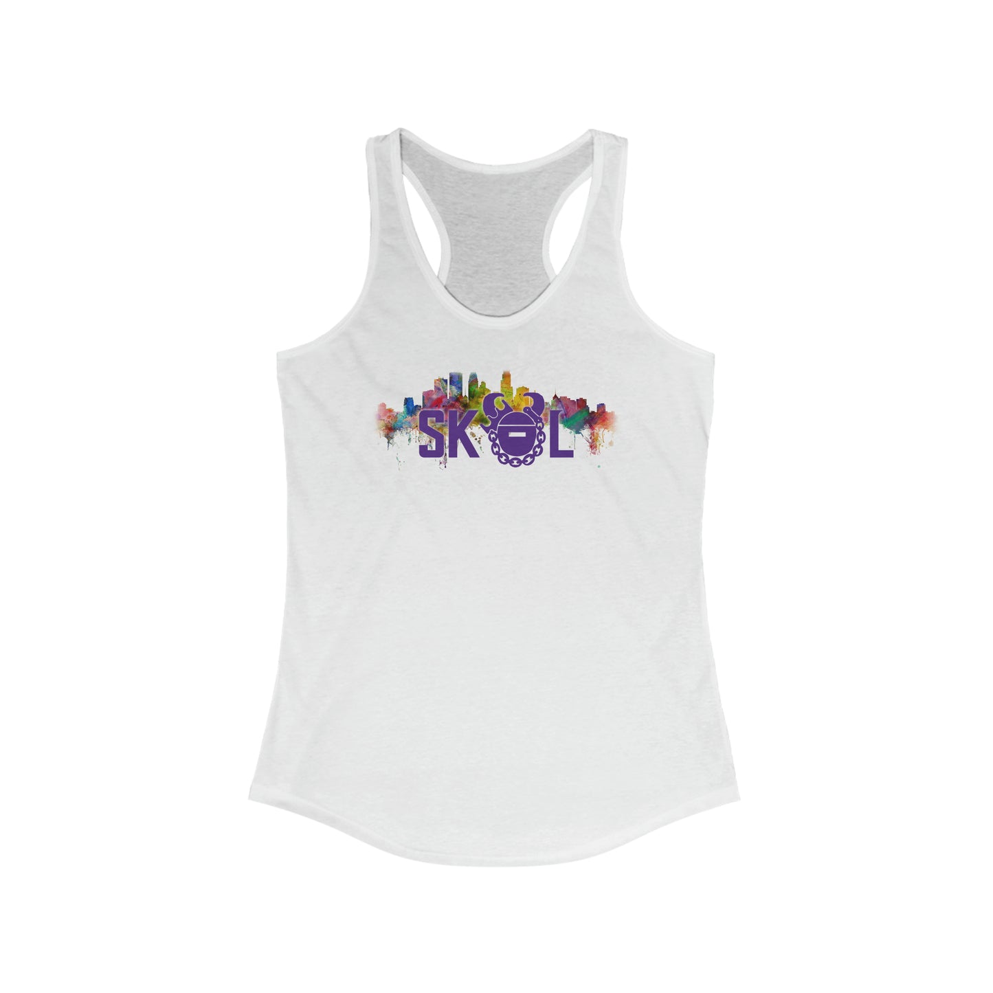 Ladies Ideal Racerback Tank - Skyline