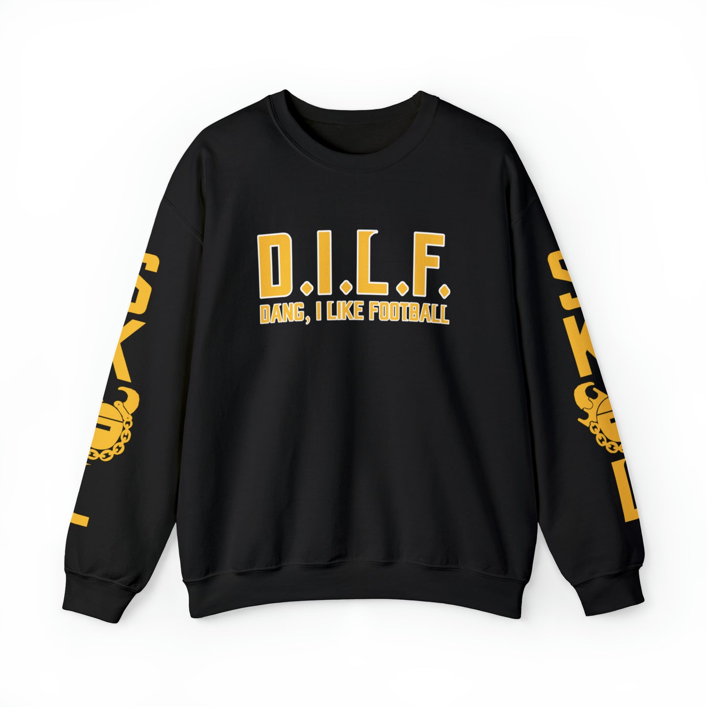 Unisex Heavy Blend™ Crewneck - D.I.L.F. + The Original (Sleeves)