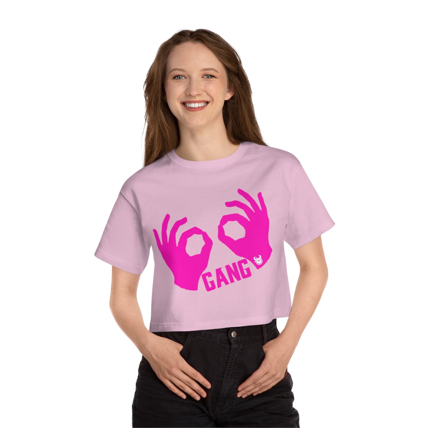 Women's Champion Heritage Cropped Top - Griddy Gang
