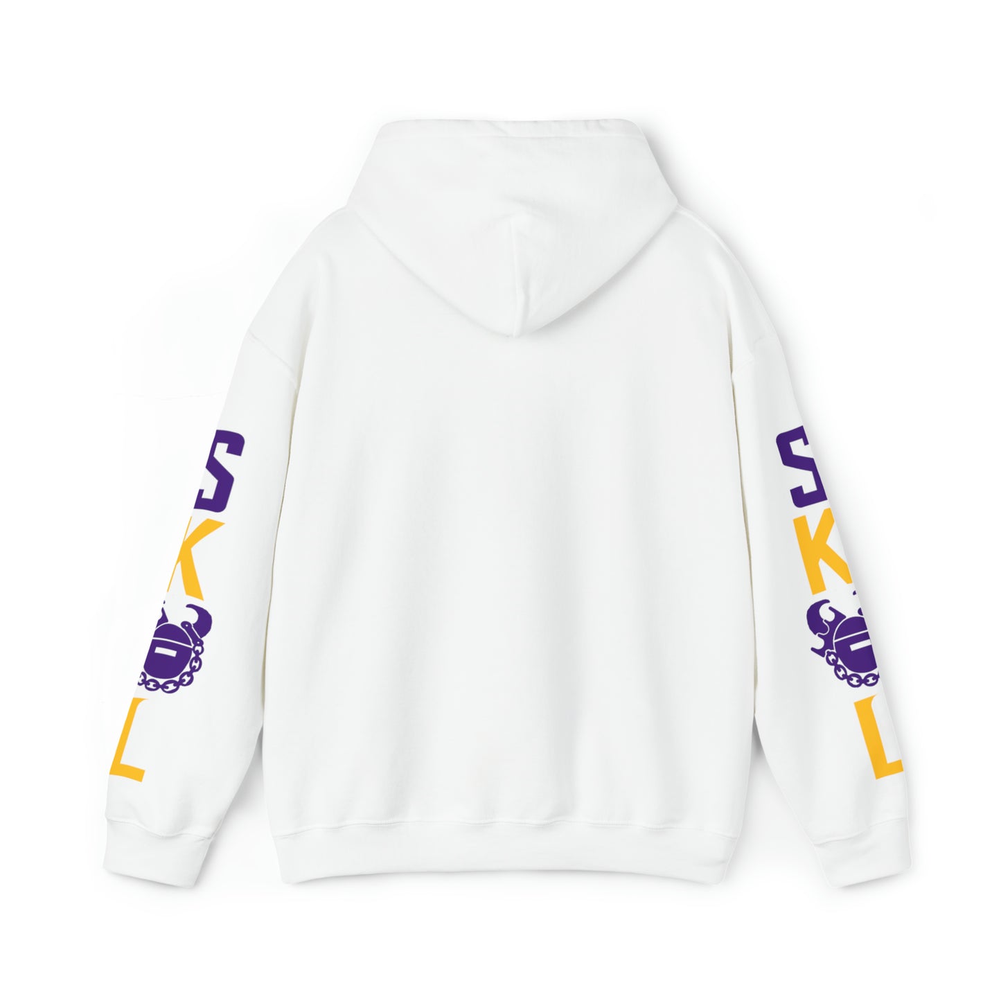 Unisex Heavy Blend™ Hooded Sweatshirt - Game Day Helmet + Original (Sleeves)