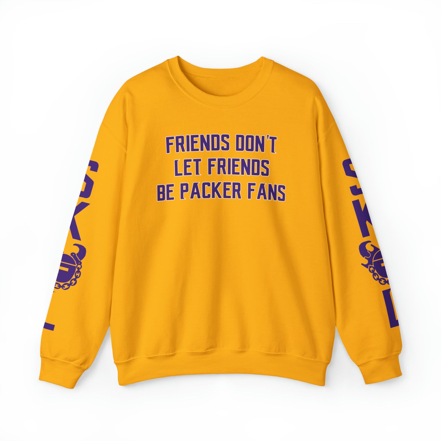 Unisex Heavy Blend™ Crewneck - Friends Don't Let Friends + The Original (Sleeves)