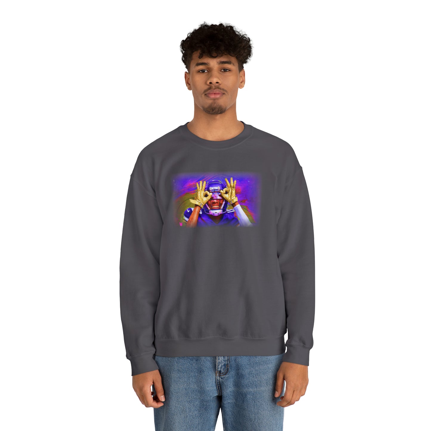 Unisex Heavy Blend™ Crewneck - Griddy (Color Blast)