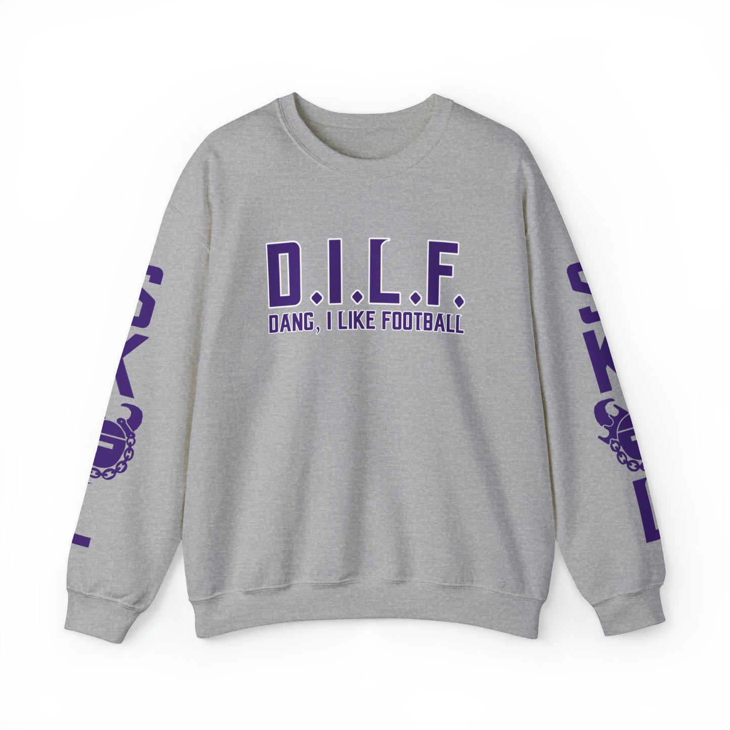 Unisex Heavy Blend™ Crewneck - D.I.L.F. + The Original (Sleeves)