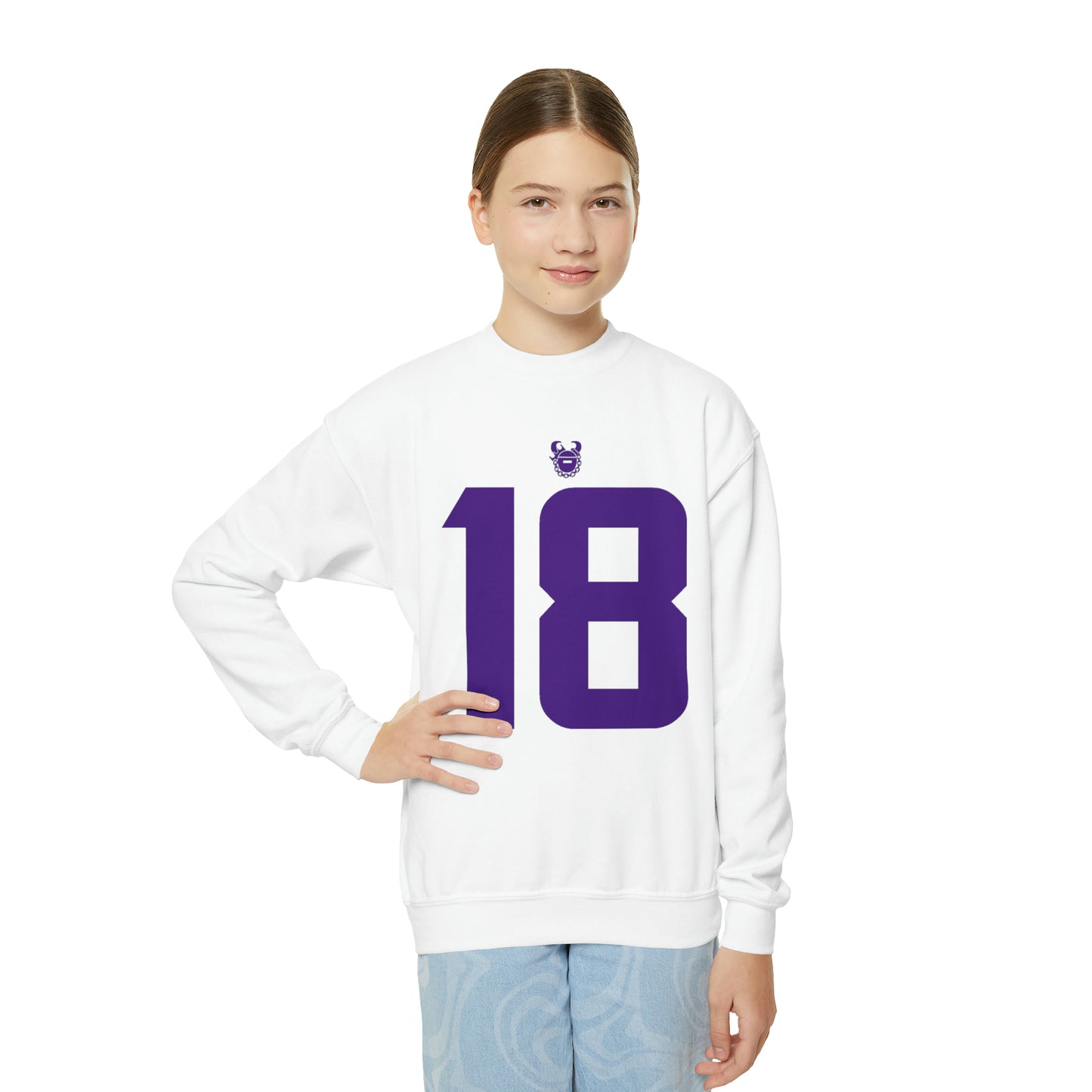 Youth Crewneck - Jersey #18