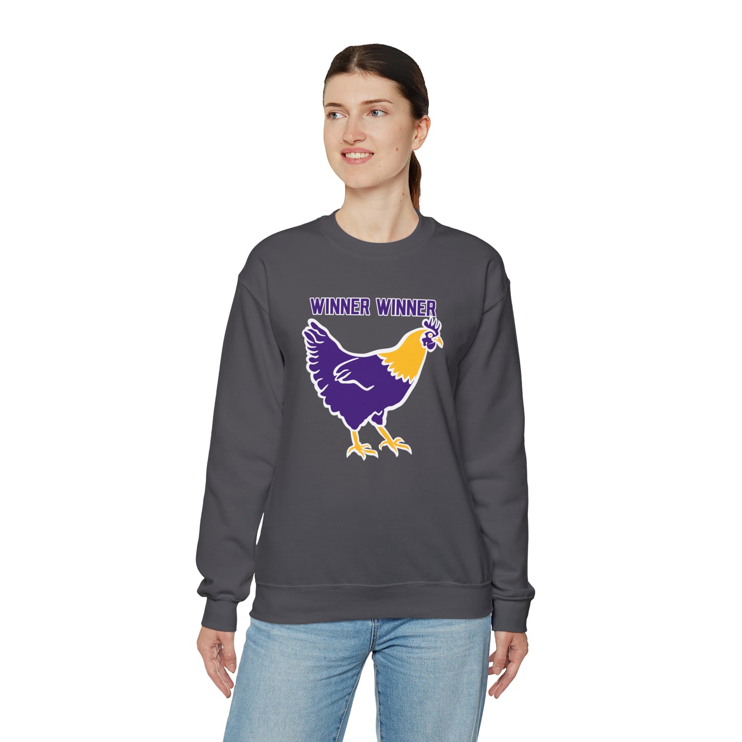 Unisex Heavy Blend™ Crewneck - Winner Winner Chicken Dinner