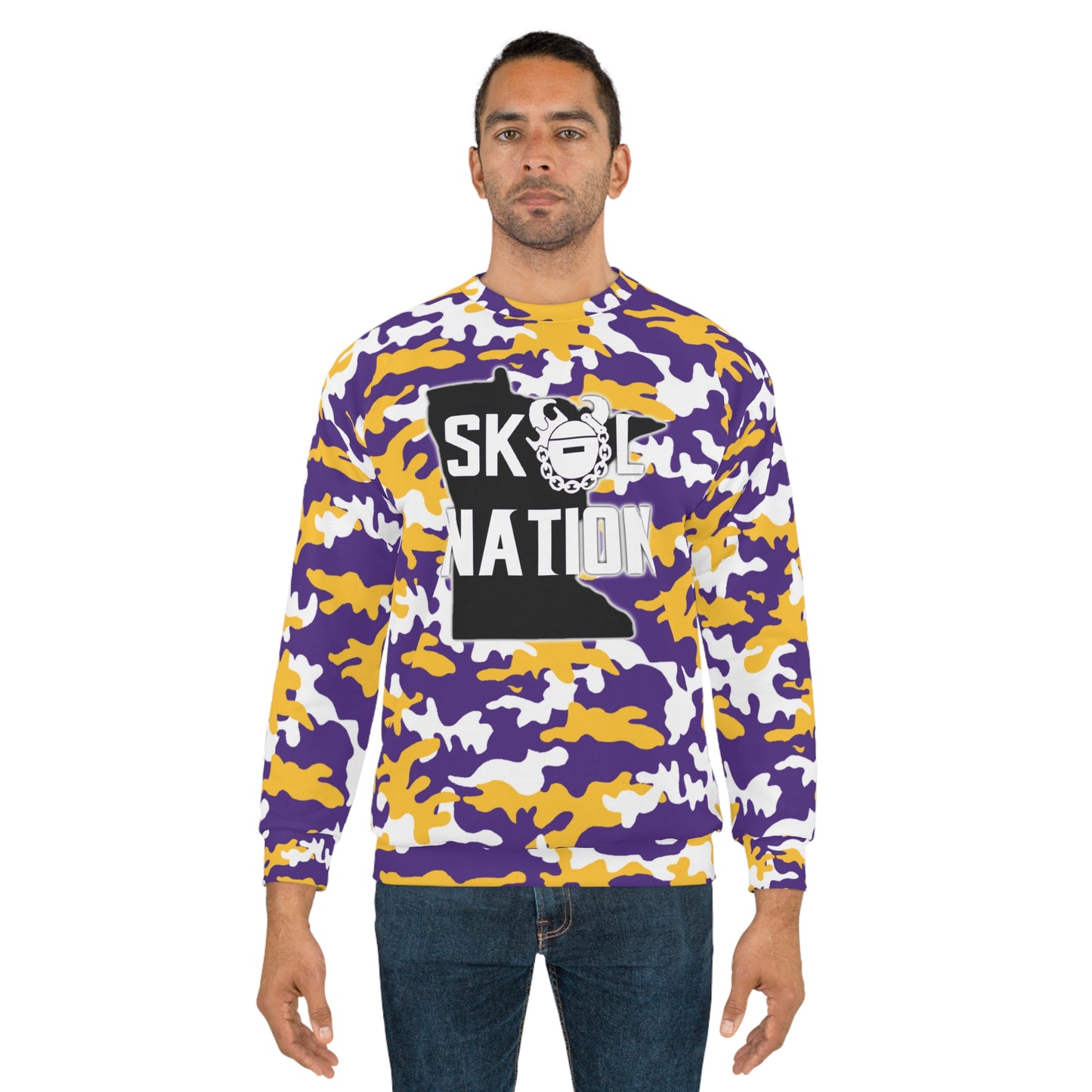 Unisex Crewneck - Camo - MN Nation