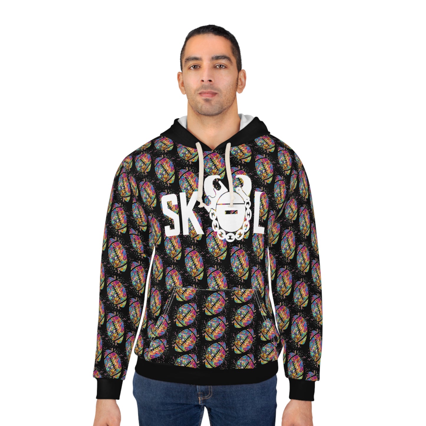 Unisex Pullover Hoodie - Color Blast Football - The Original