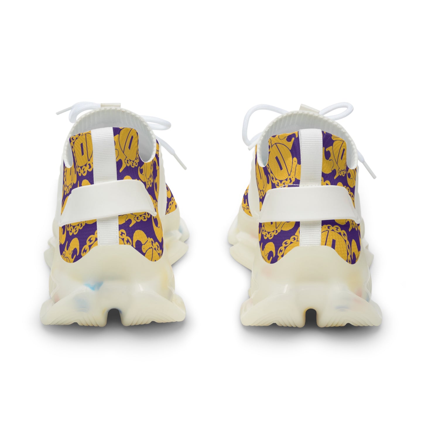 Men's Mesh Sneakers - Gold/Purple Helmets