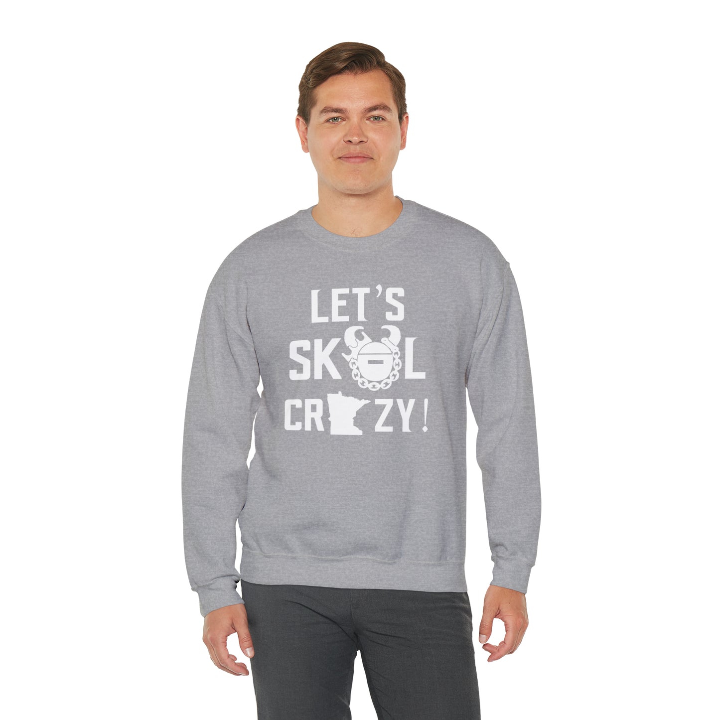Unisex Heavy Blend™ Crewneck - Let's go Crazy!