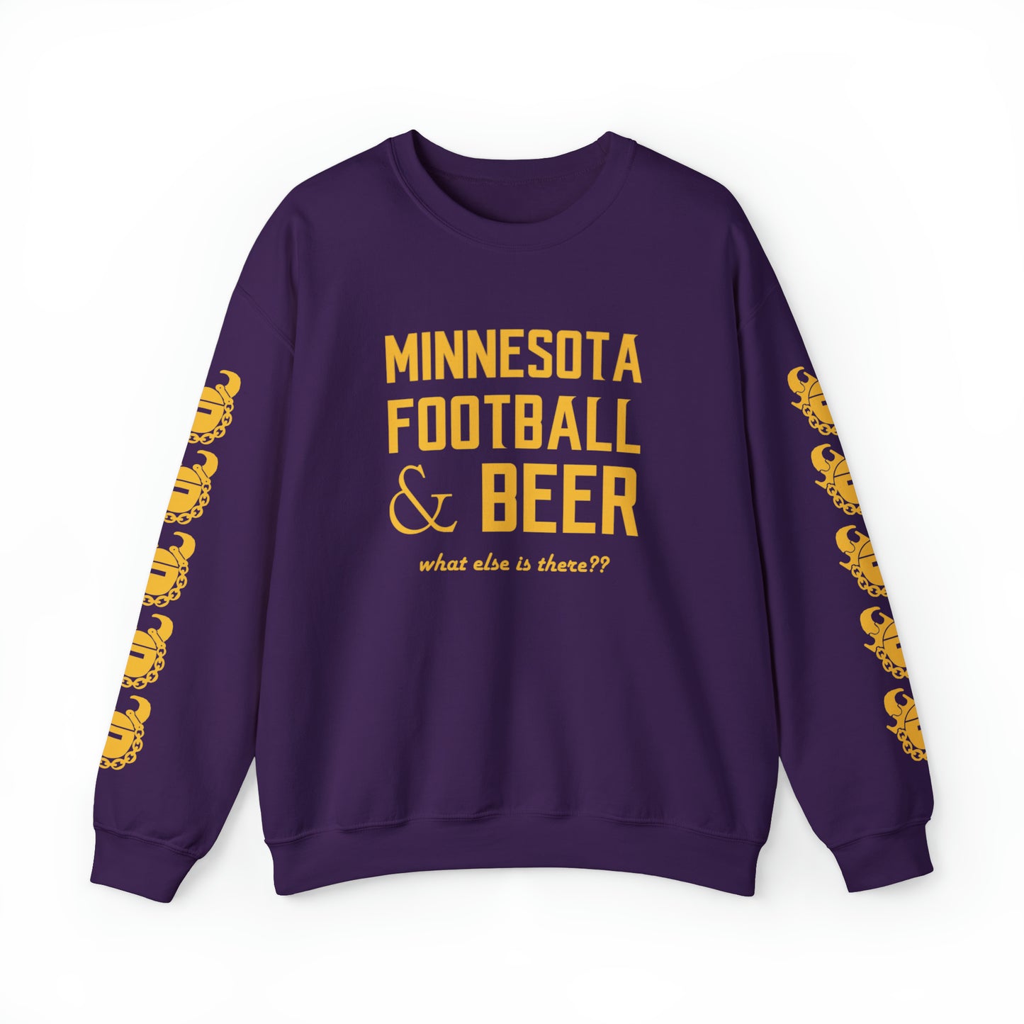 Unisex Heavy Blend™ Crewneck - What else is there?? + Game Day Helmet (Sleeves)