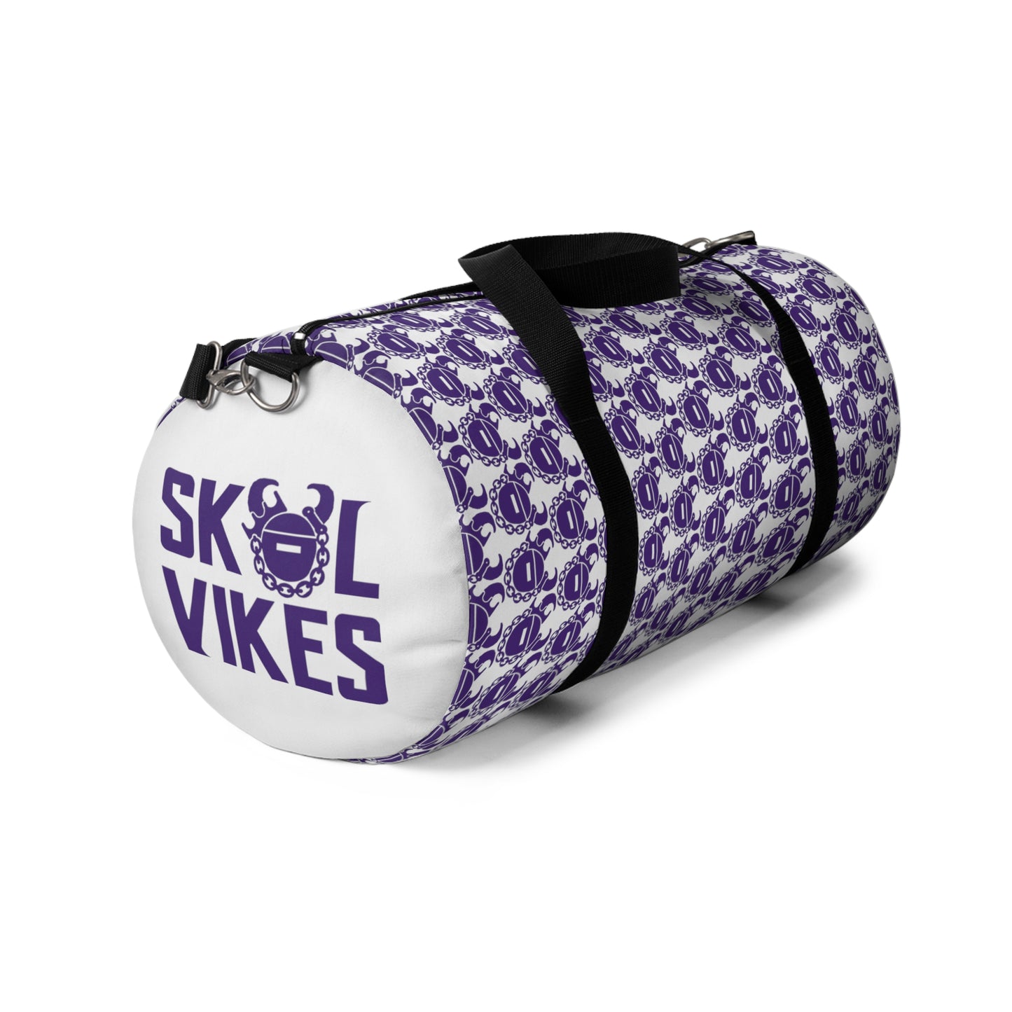 Duffel Bag - White/Purple Helmets - Vikes