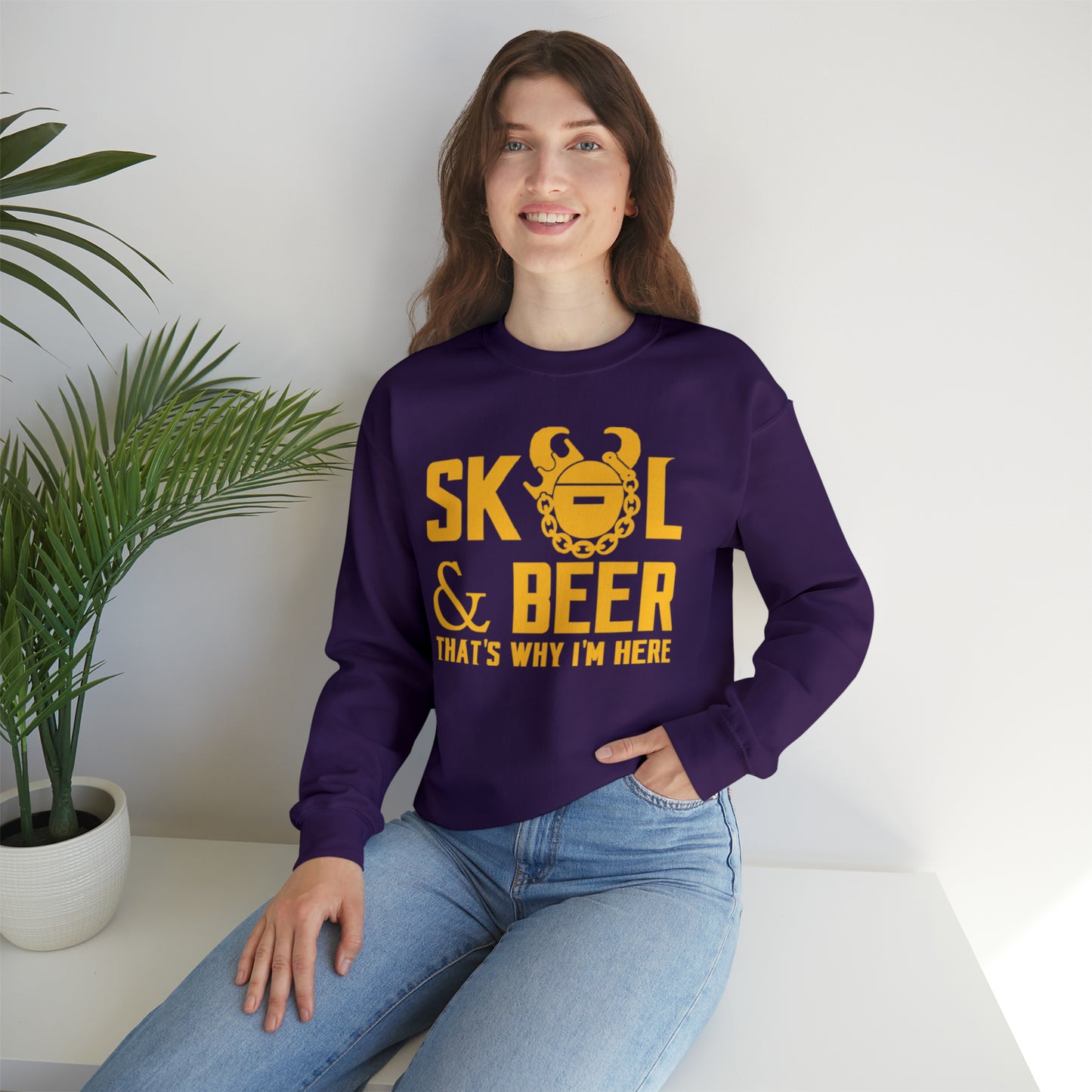 Unisex Heavy Blend™ Crewneck - & BEER