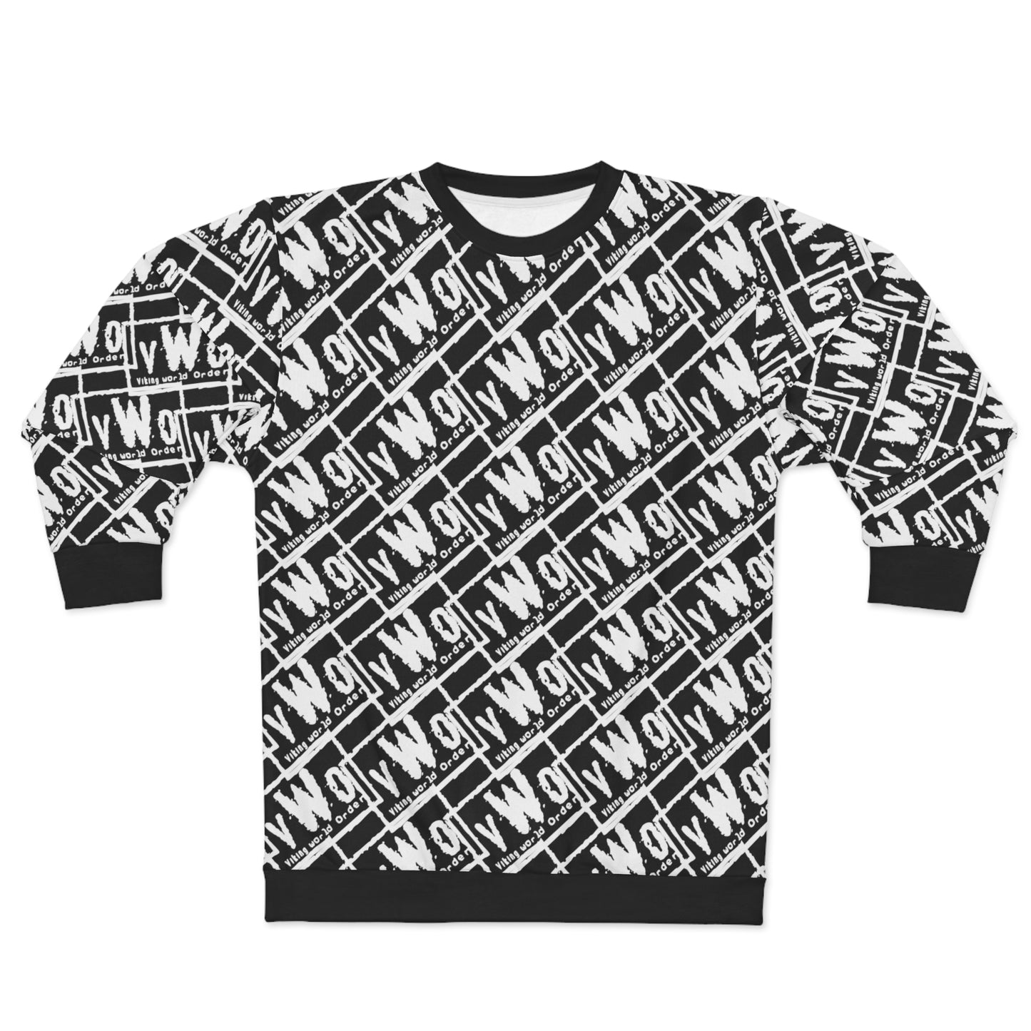 Unisex Crewneck - Black/White - VWO (Framed)