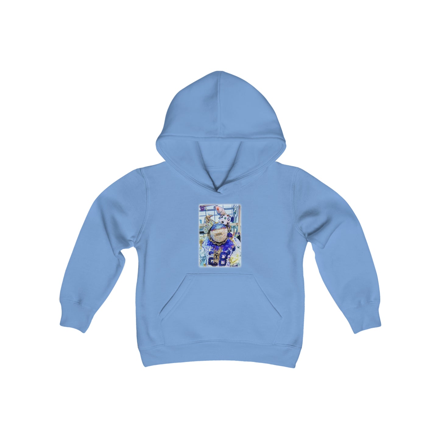 Youth Heavy Blend Hoodie - FANtastic - Winter Whiteout