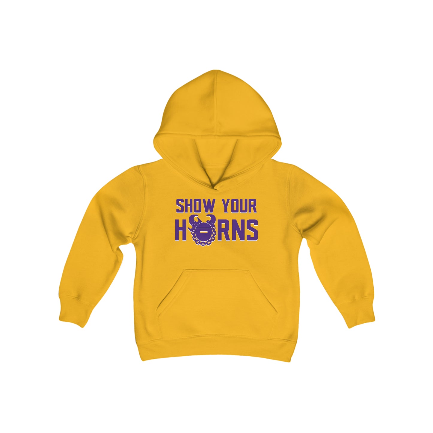 Youth Heavy Blend Hoodie - Show Your Horns
