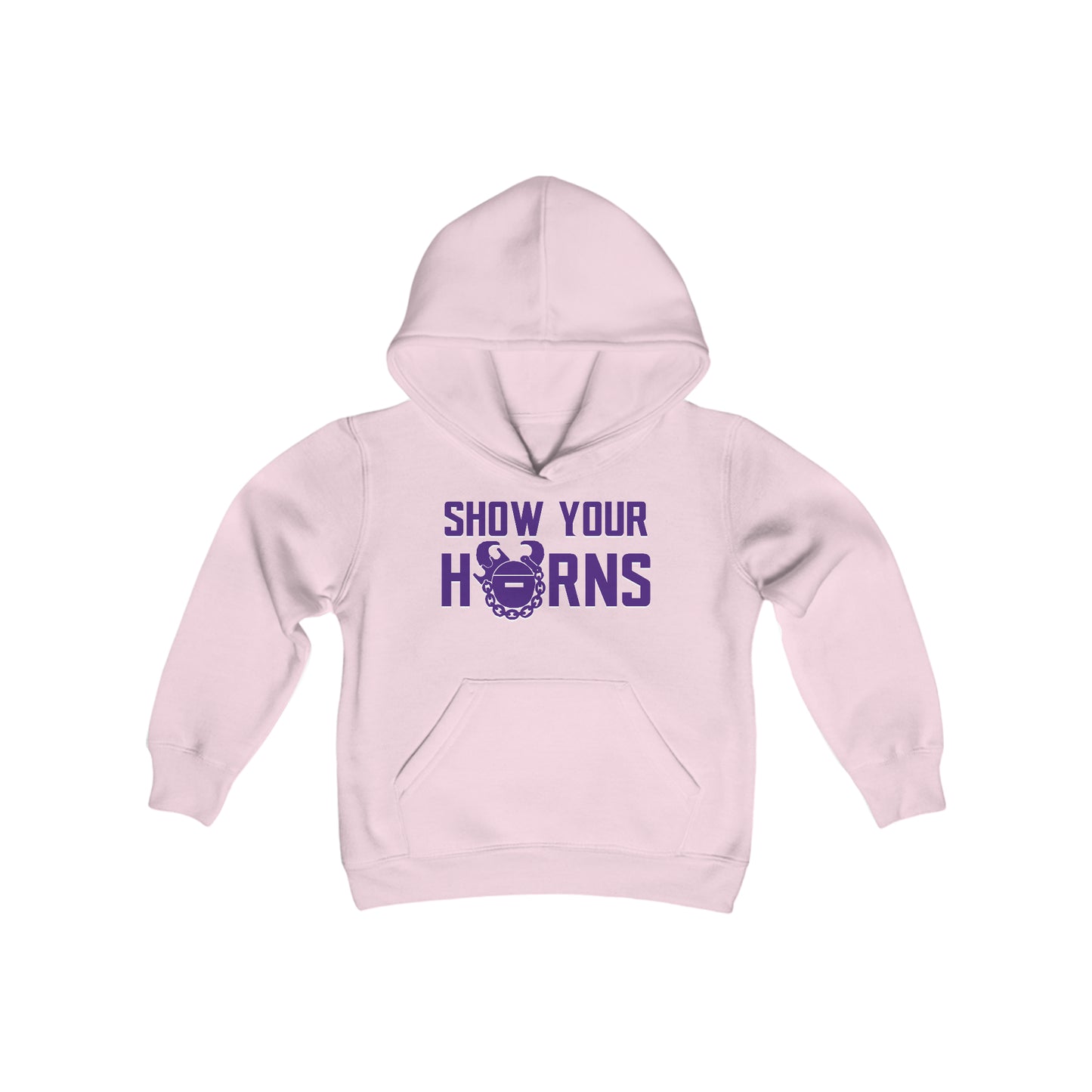 Youth Heavy Blend Hoodie - Show Your Horns
