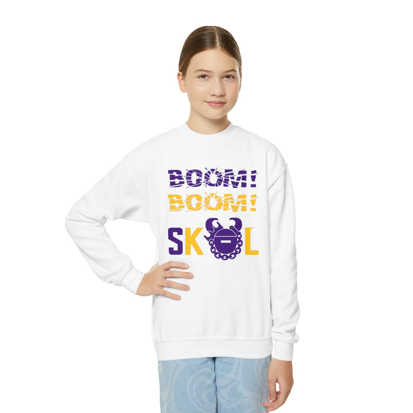Youth Crewneck - BOOM! BOOM!