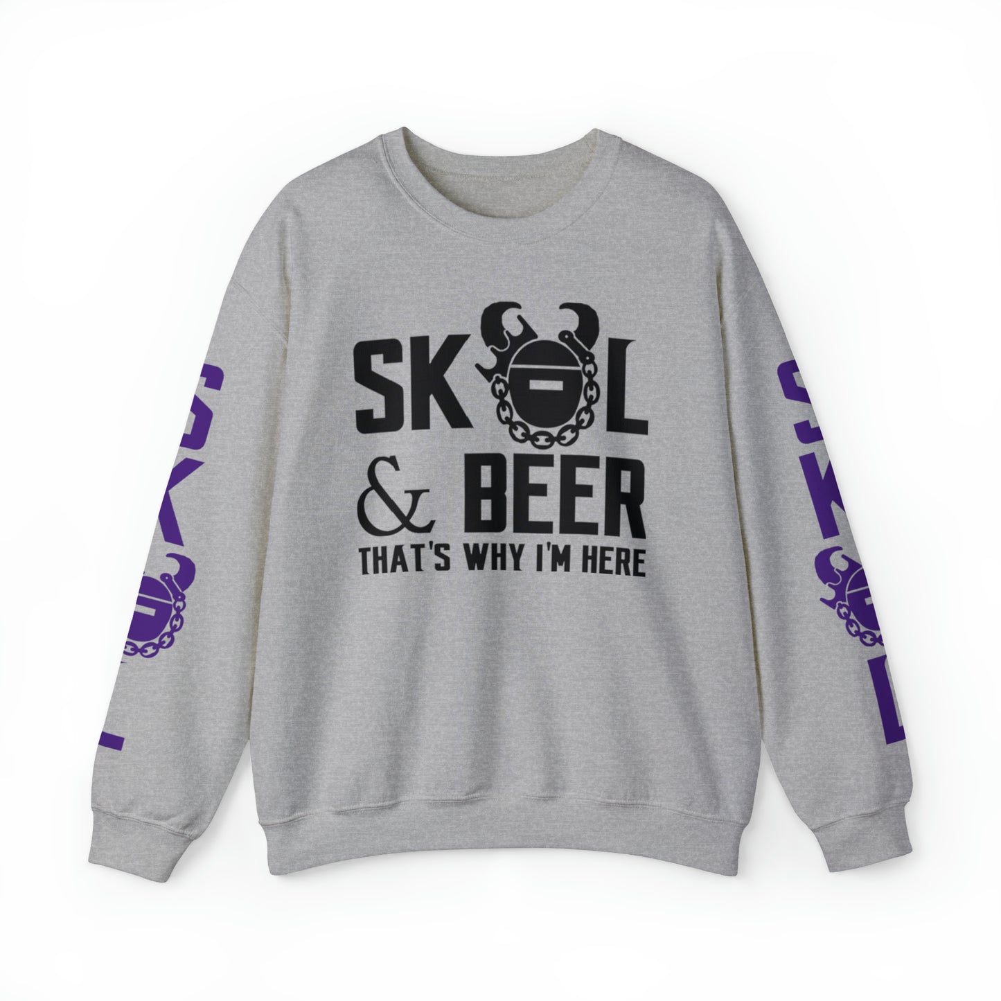 Unisex Heavy Blend™ Crewneck - & BEER + The Original (Sleeves)