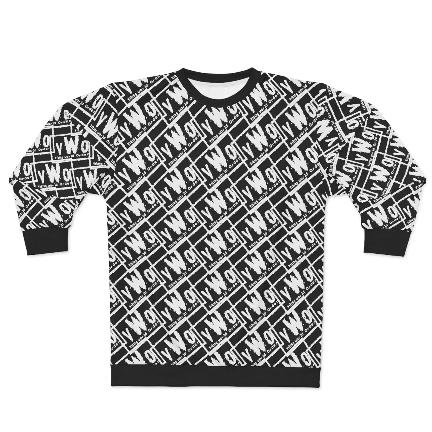 Unisex Crewneck - Black/White - VWO (Framed)