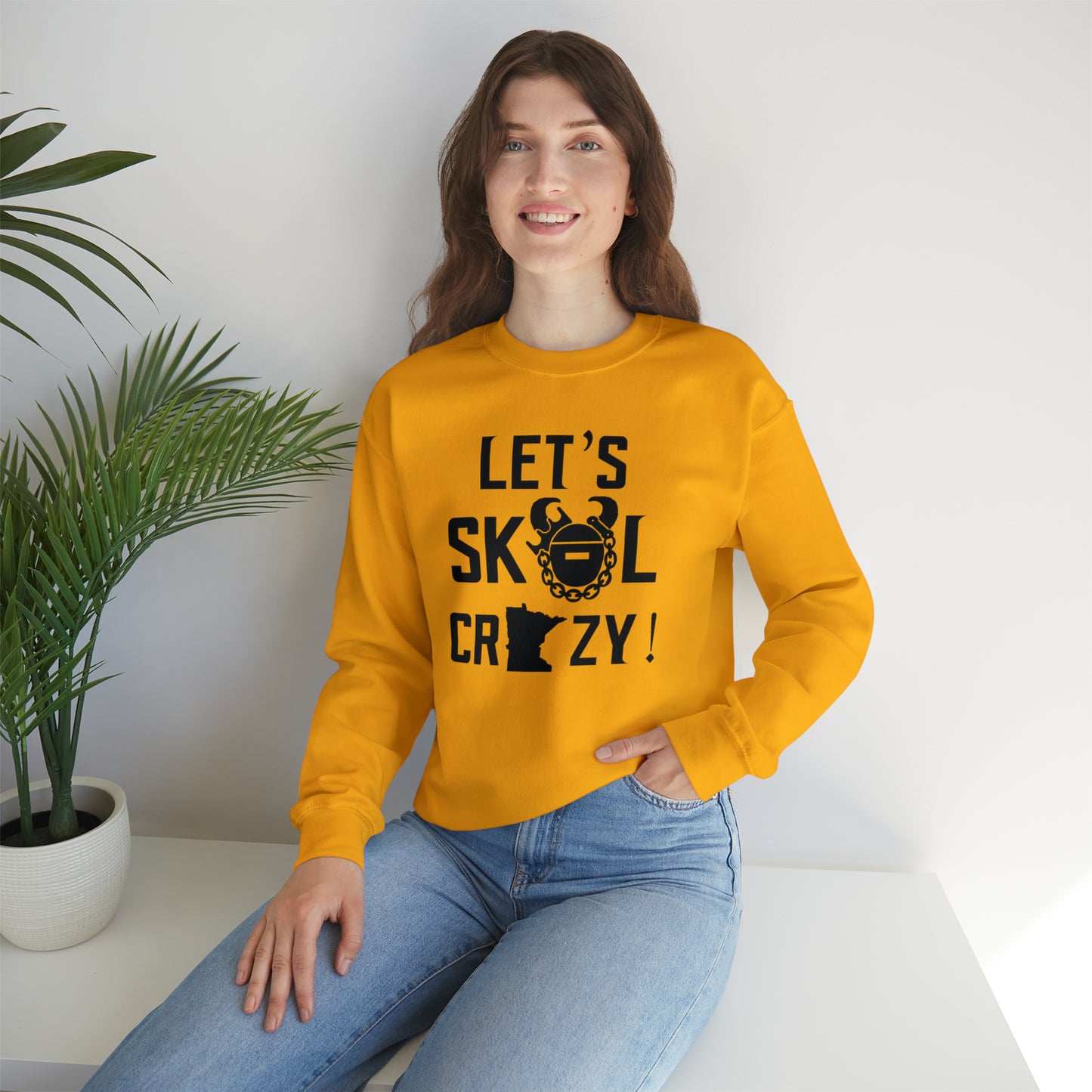Unisex Heavy Blend™ Crewneck - Let's go Crazy!