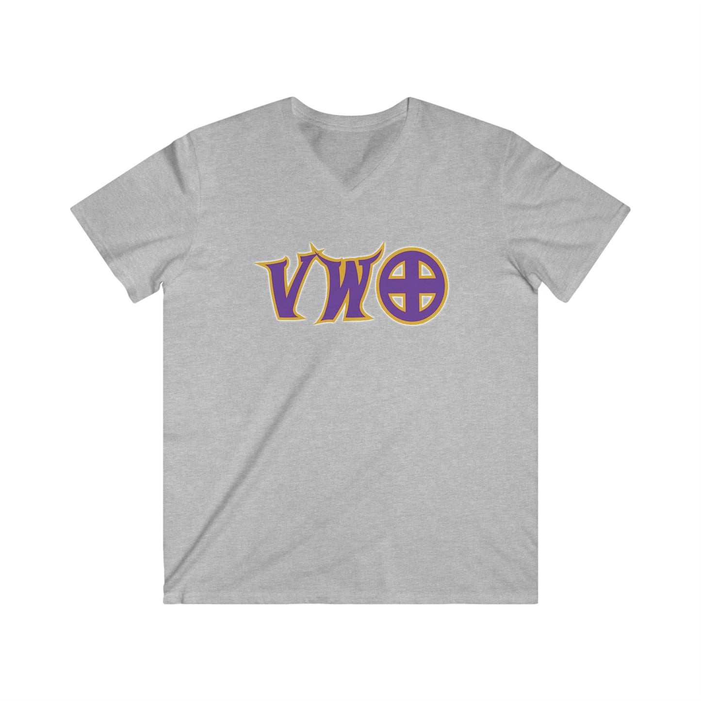 Men's Fitted V-Neck Short Sleeve - V-W-O