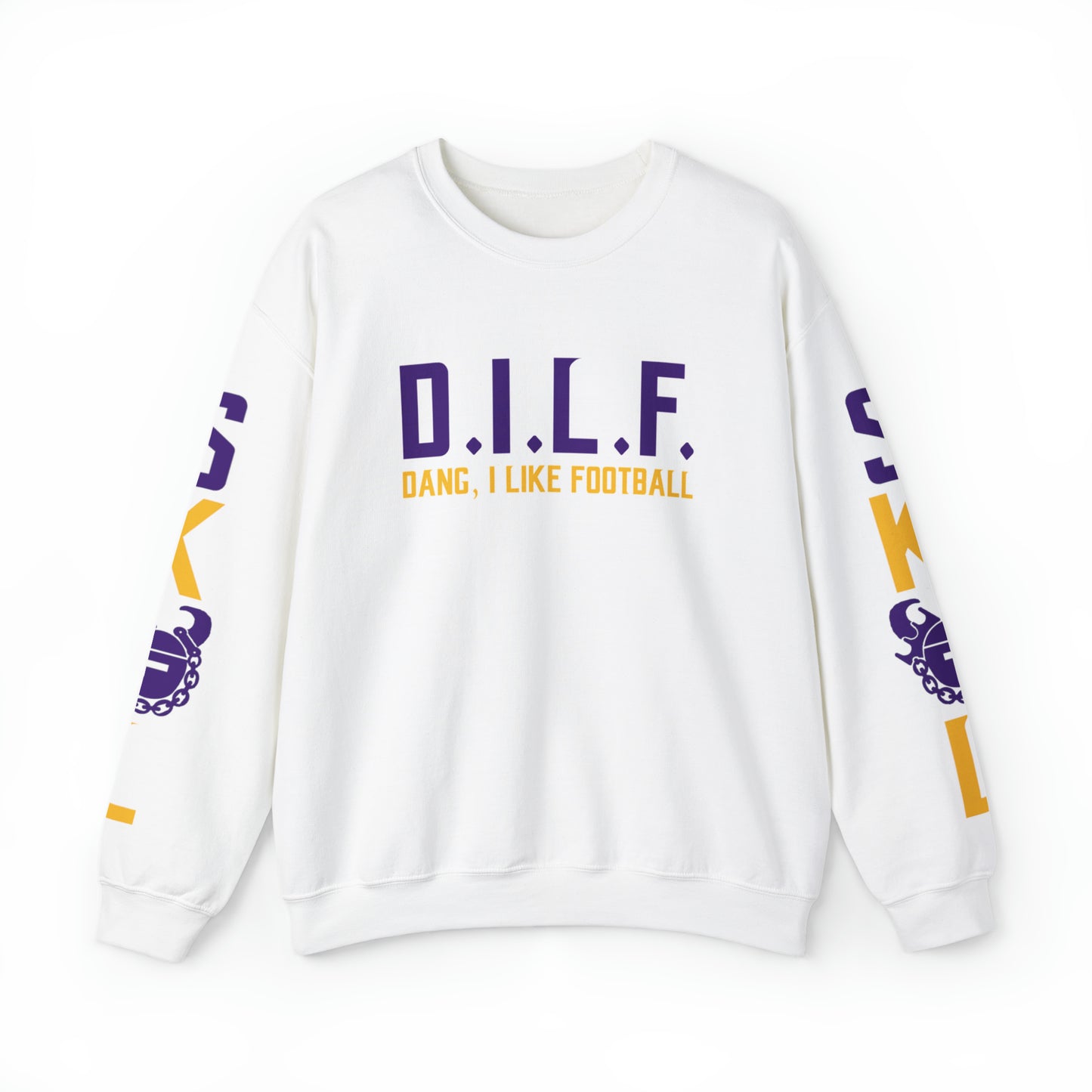 Unisex Heavy Blend™ Crewneck - D.I.L.F. + The Original (Sleeves)