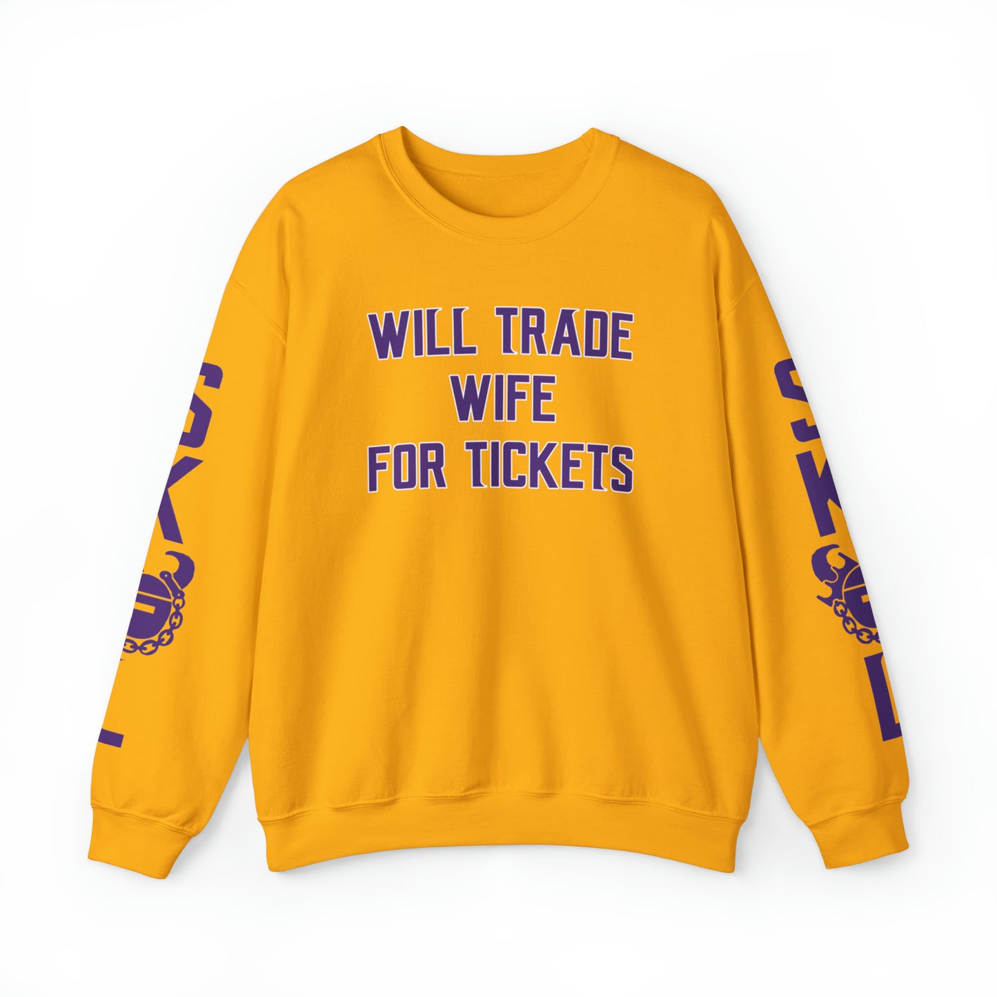 Unisex Heavy Blend™ Crewneck - Wife for Tickets + The Original (Sleeves)