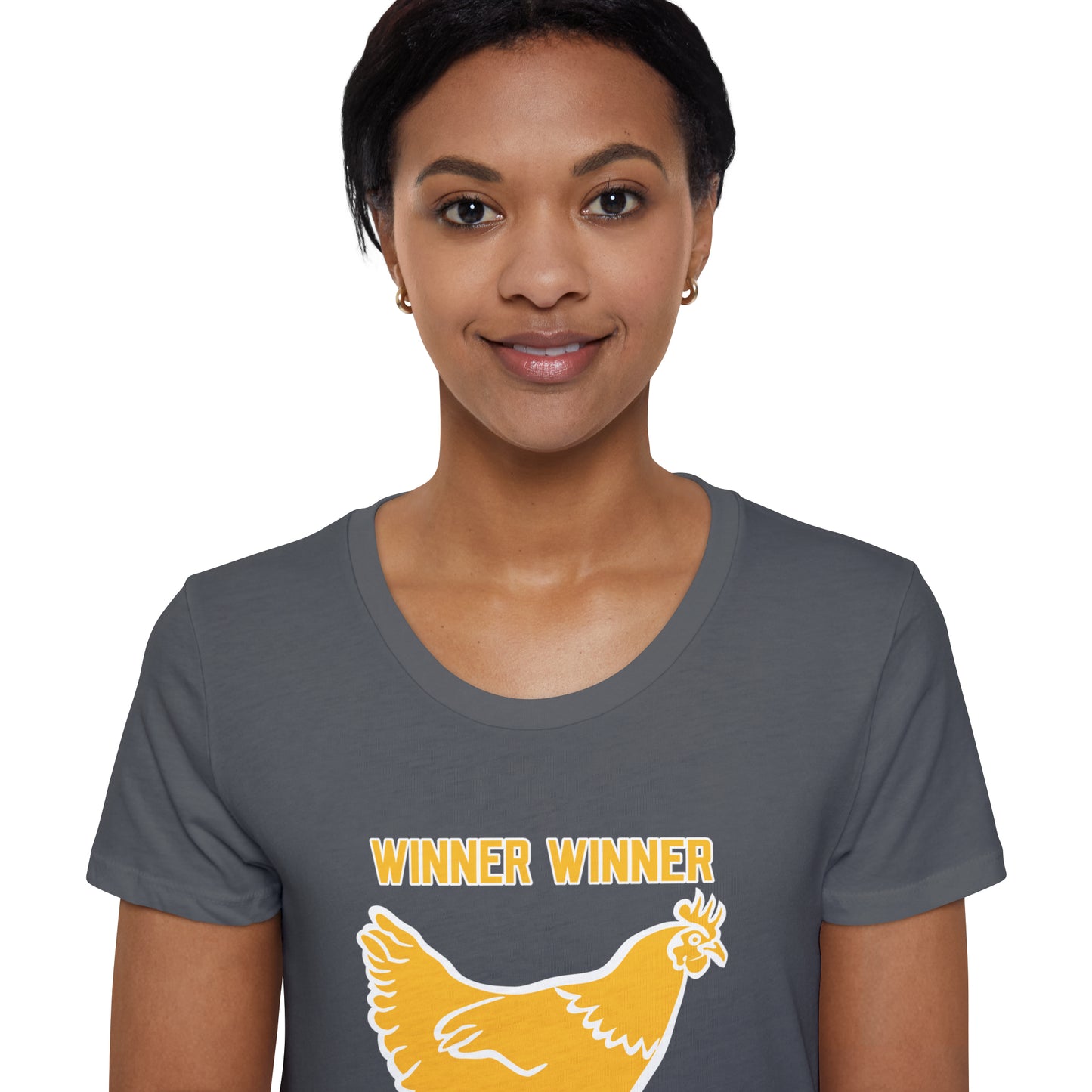 Women's Organic T - Winner Winner Chicken Dinner