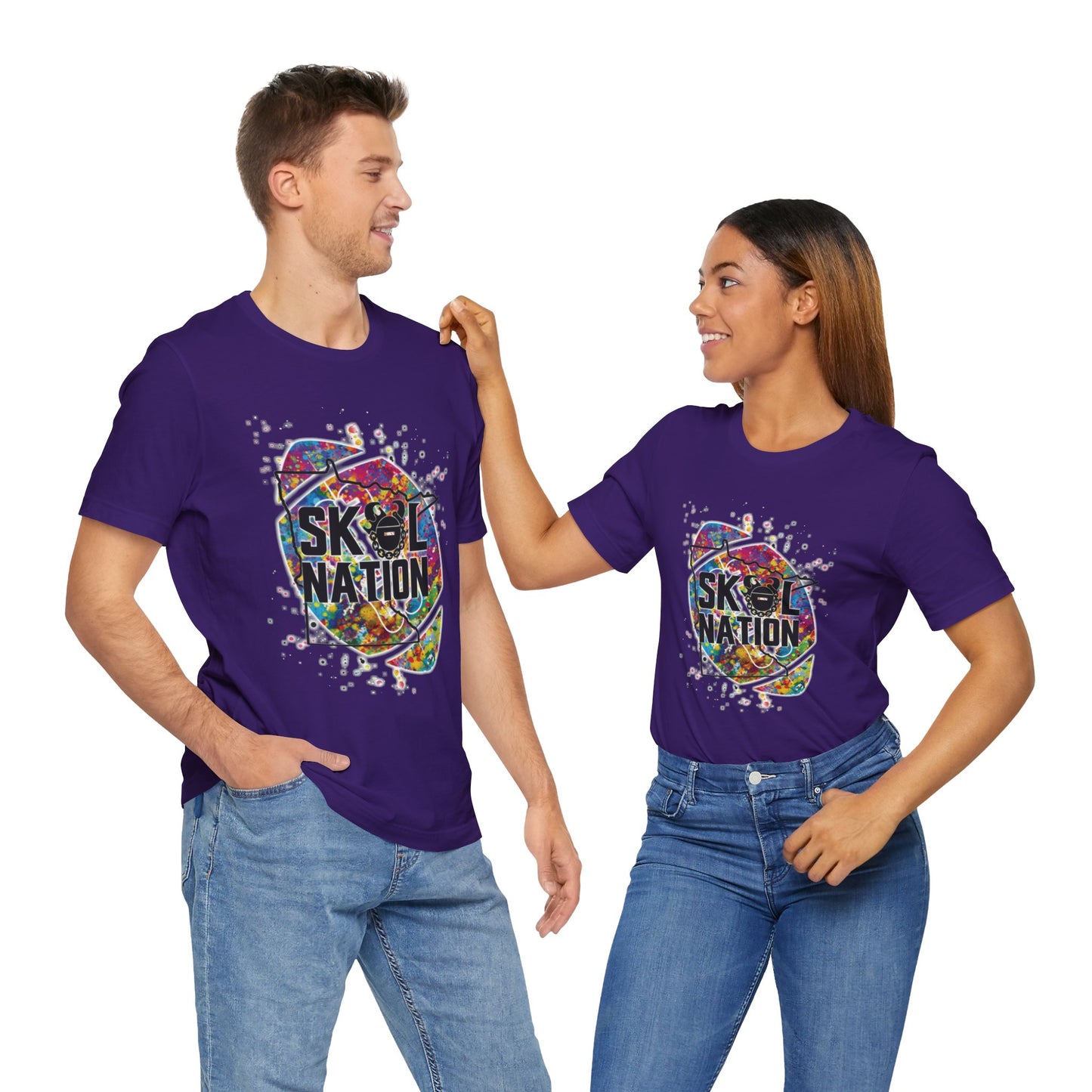 Unisex Jersey Short Sleeve Tee - MN Nation (Color Blast)