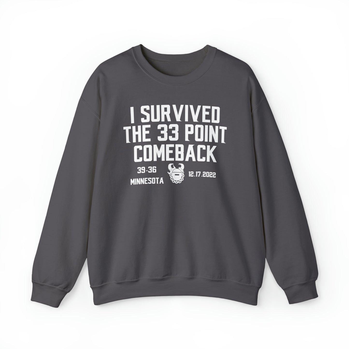 Unisex Heavy Blend™ Crewneck - Survived the 33 Point Comeback