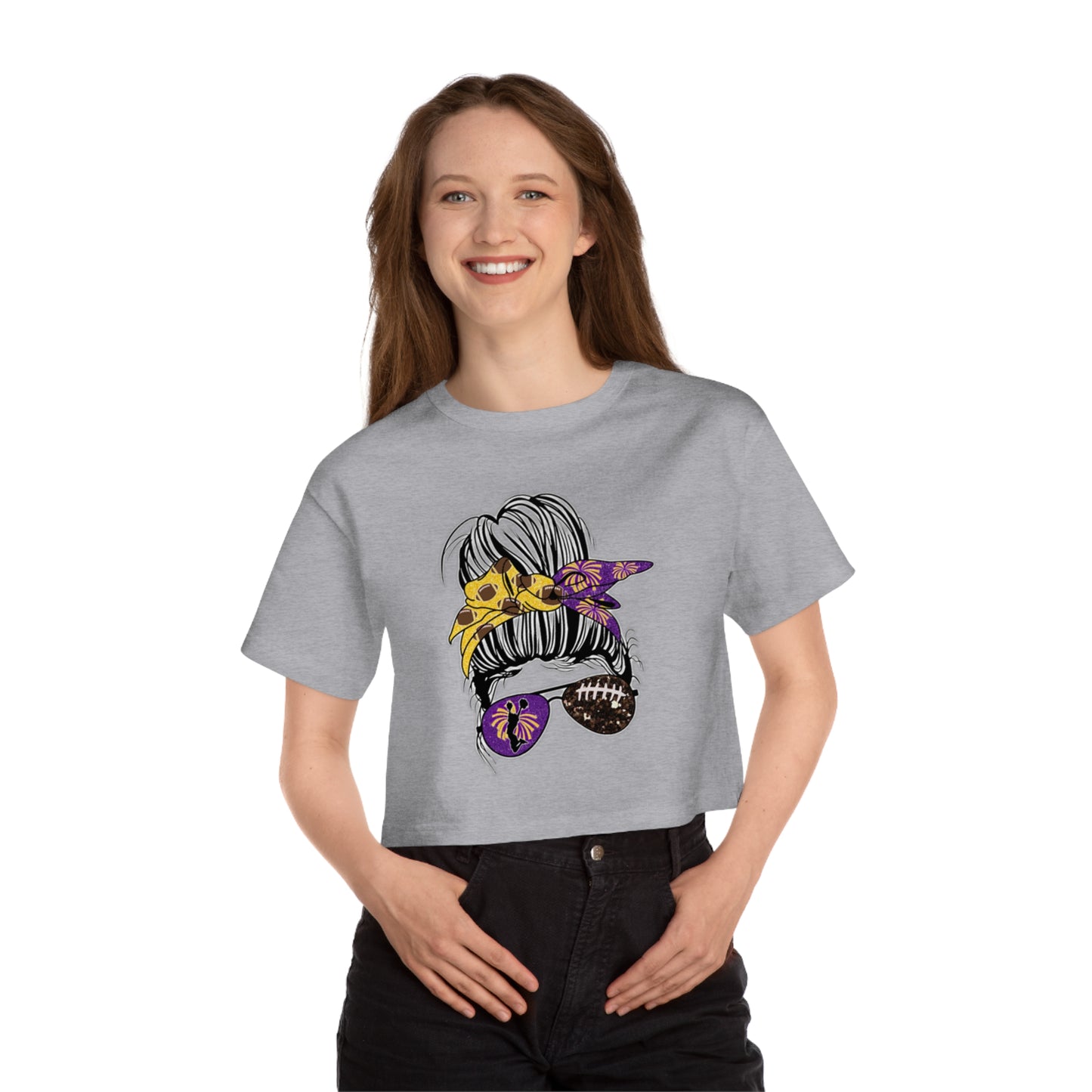 Women's Champion Heritage Cropped Top - Girlll!