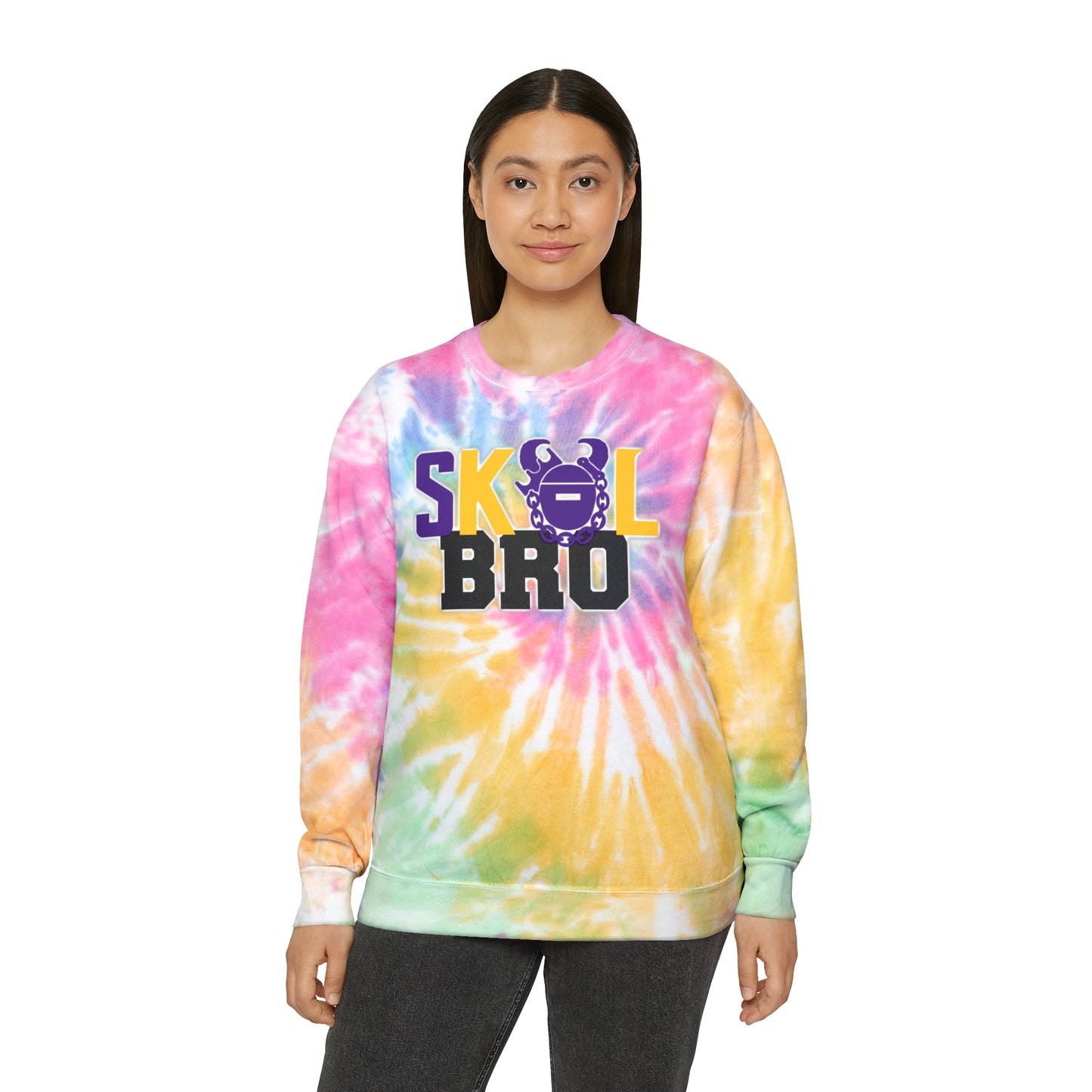Tie-Dye Crewneck - BRO!