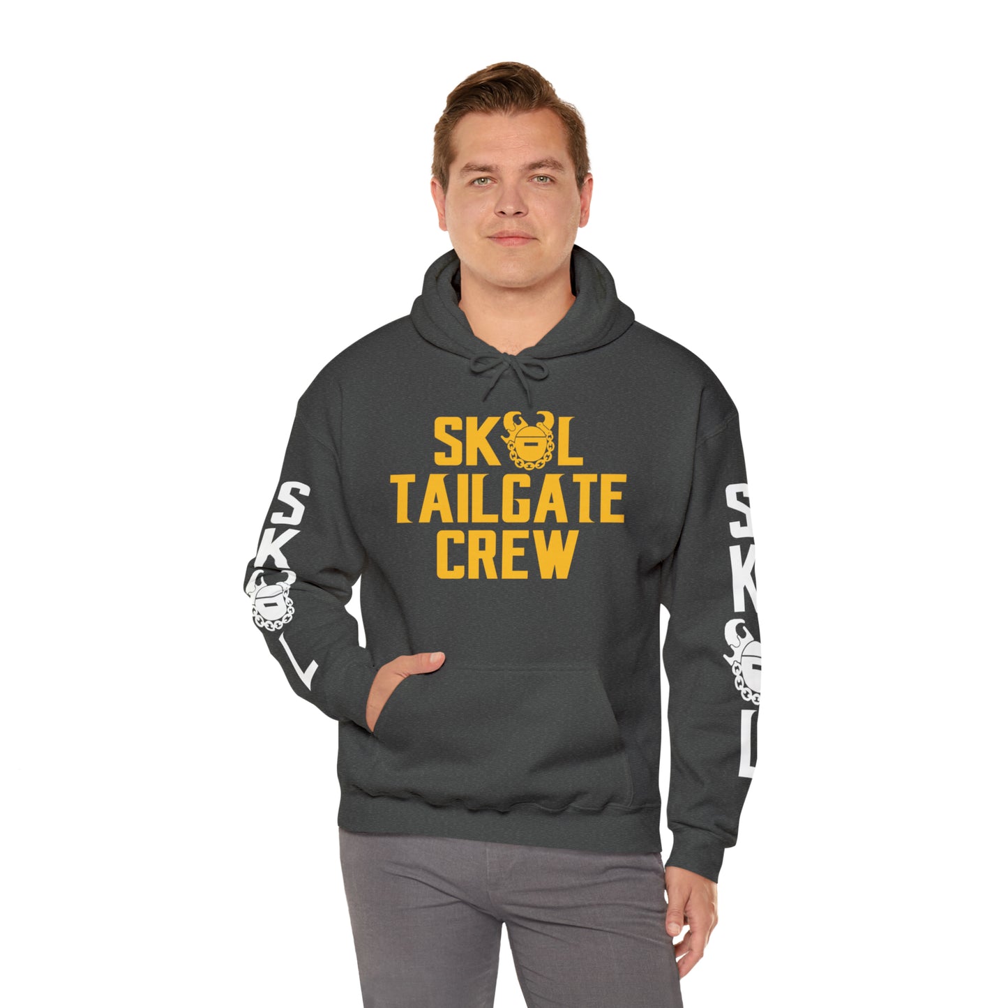 Unisex Heavy Blend™ Hooded Sweatshirt - Tailgate Crew + Original (Sleeves)
