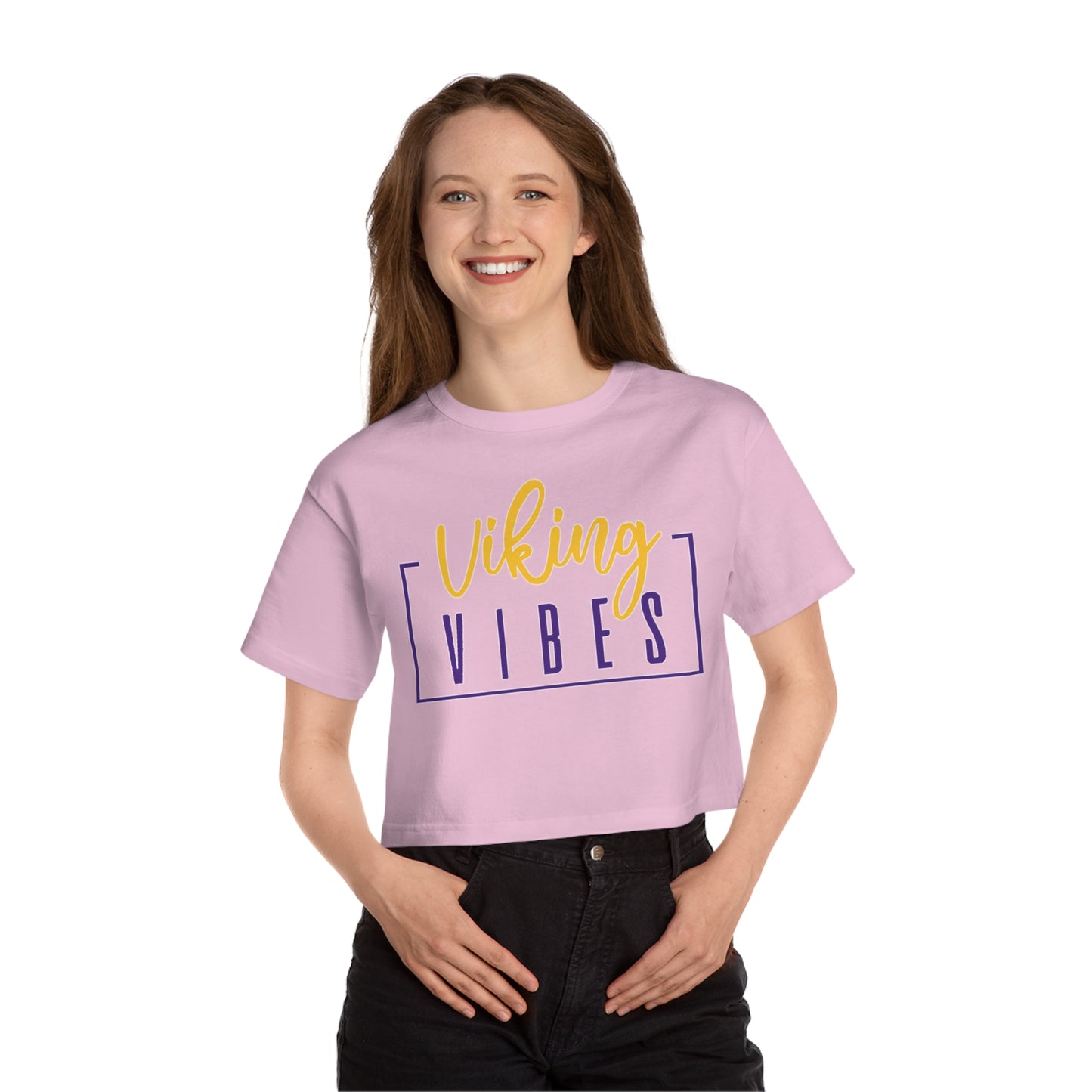 Women's Champion Heritage Cropped Top - Vibes