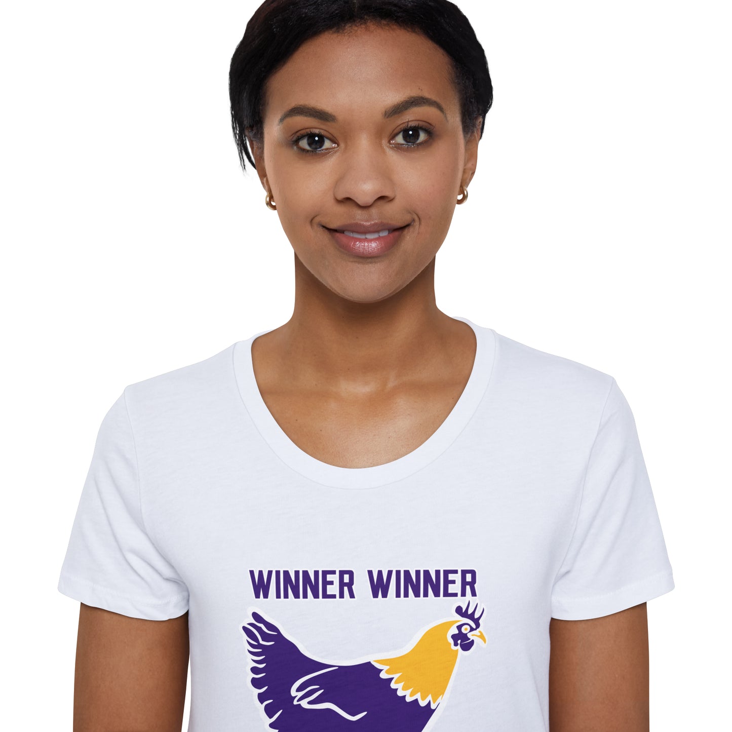Women's Organic T - Winner Winner Chicken Dinner